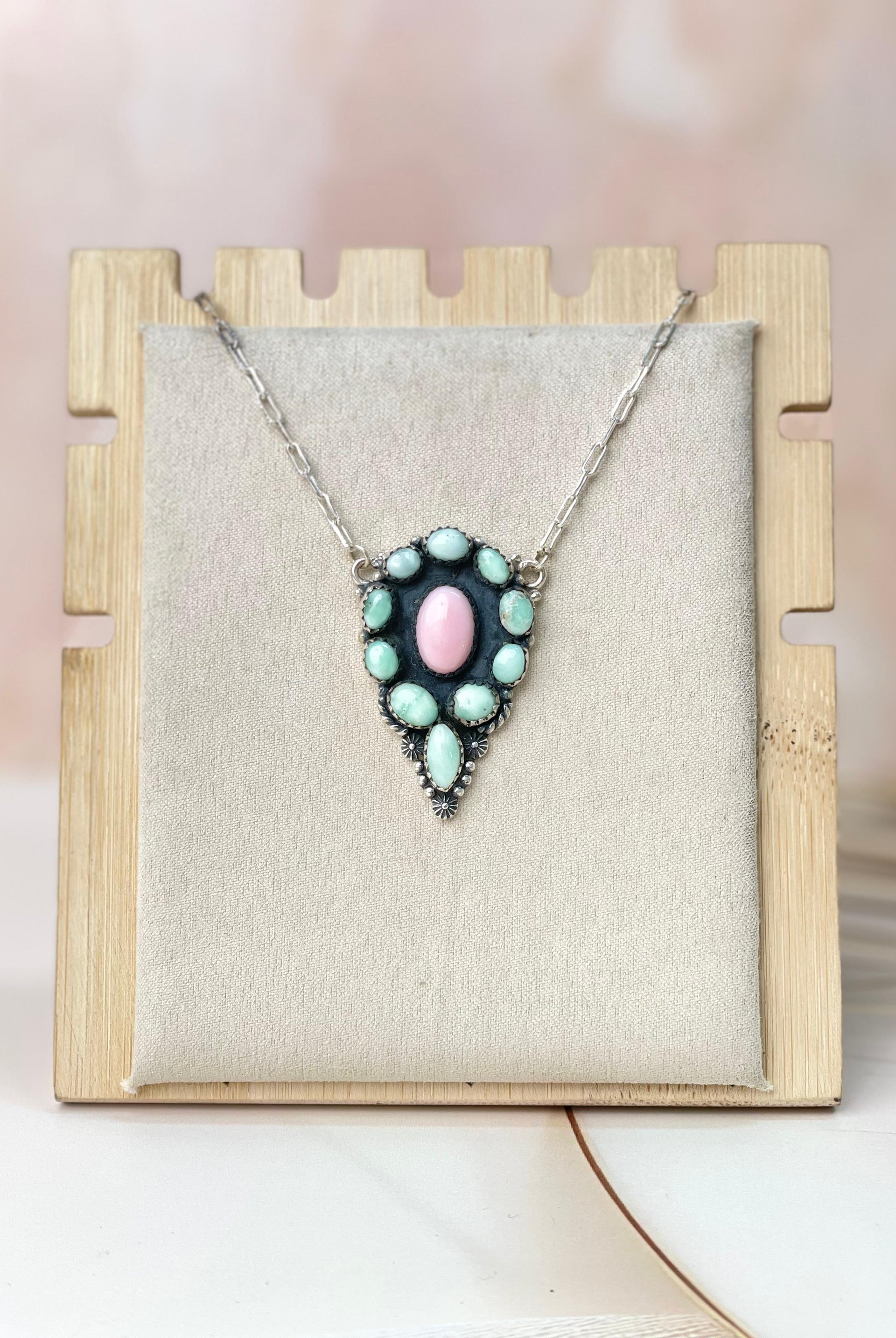 Paloma & Conch Cluster Necklace-Necklaces-Krush Kandy, Women's Online Fashion Boutique Located in Phoenix, Arizona (Scottsdale Area)