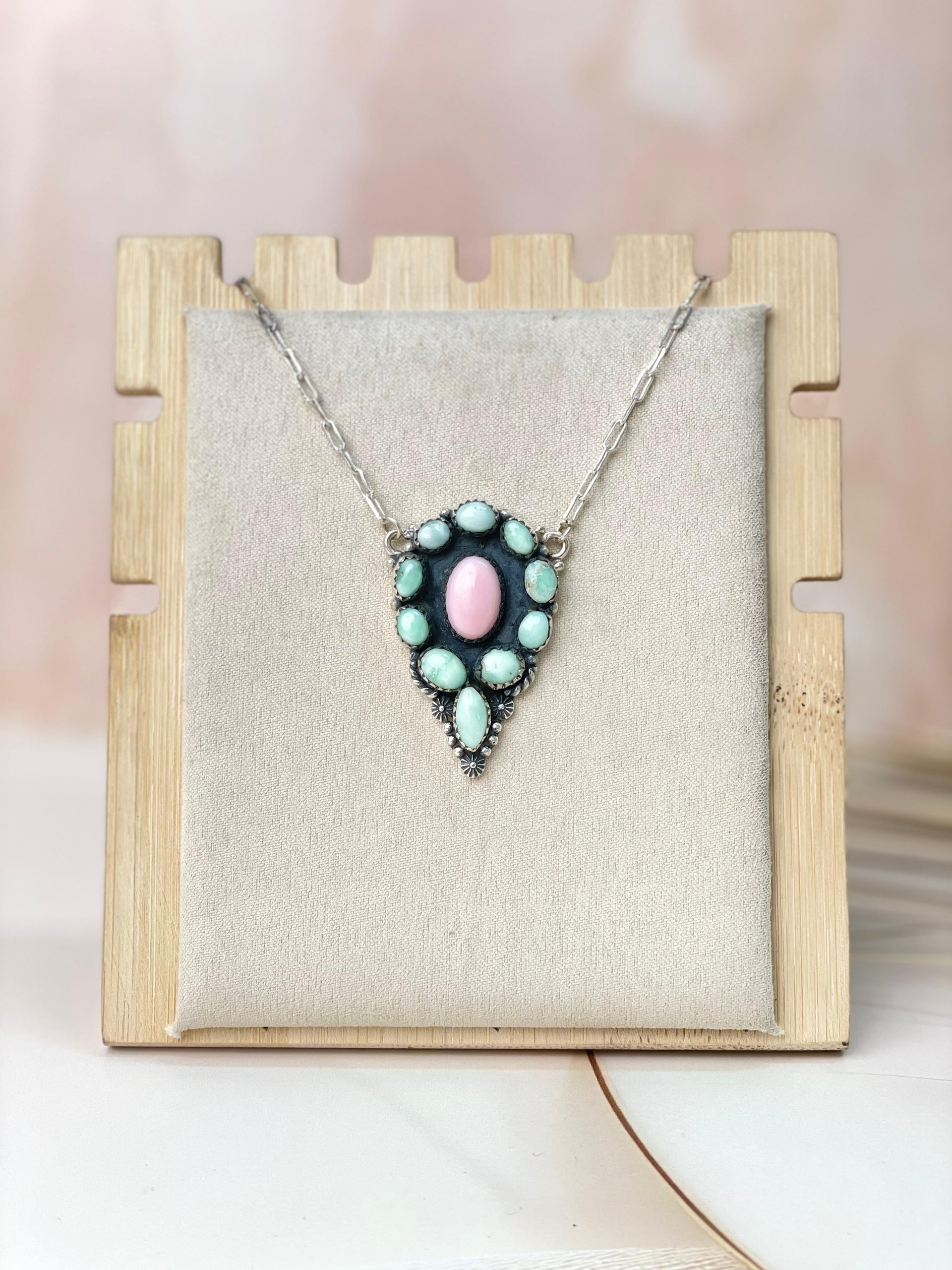 Paloma & Conch Cluster Necklace-Necklaces-Krush Kandy, Women's Online Fashion Boutique Located in Phoenix, Arizona (Scottsdale Area)