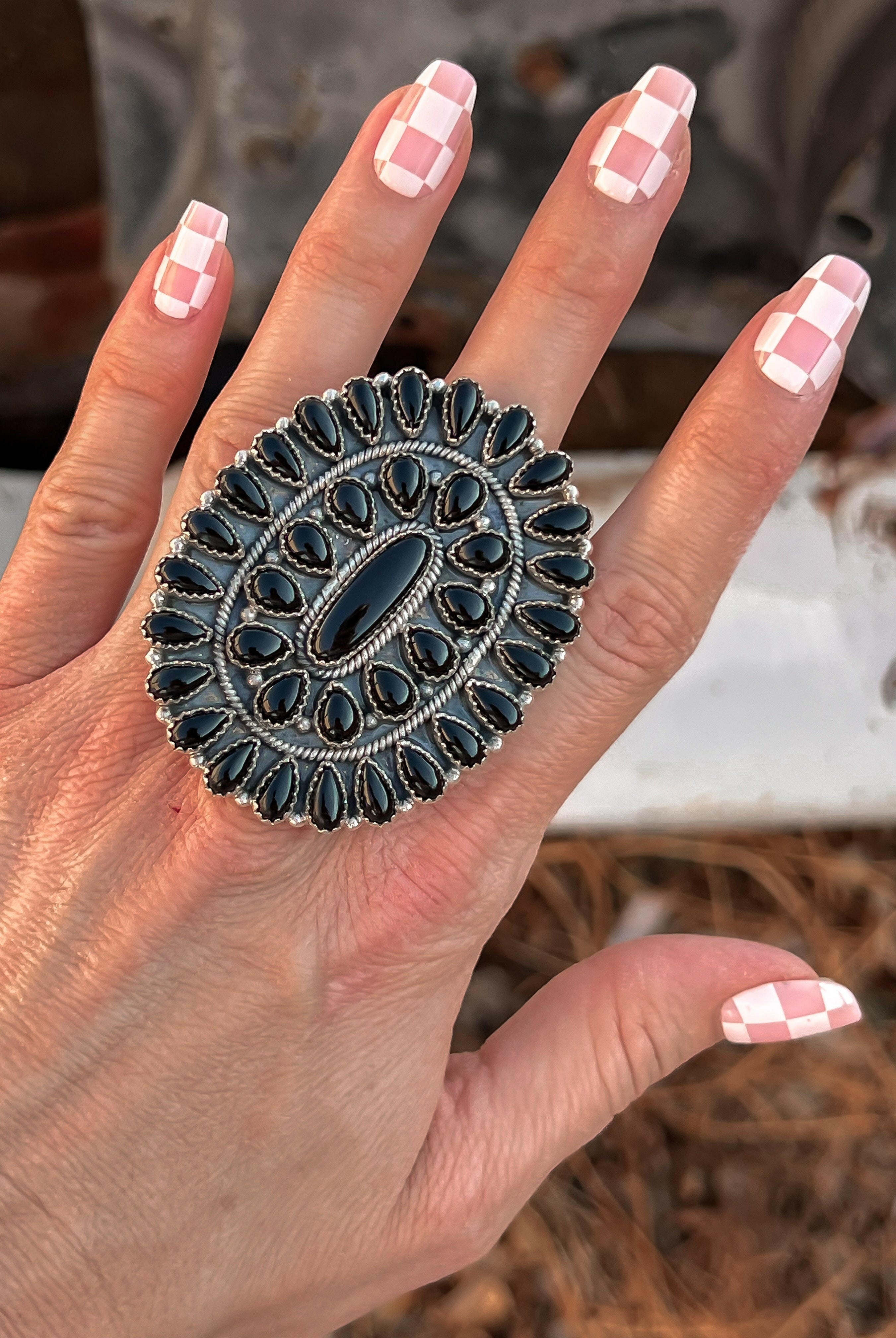 Big Mama Concho Ring MADE TO ORDER-Cluster Rings-Krush Kandy, Women's Online Fashion Boutique Located in Phoenix, Arizona (Scottsdale Area)