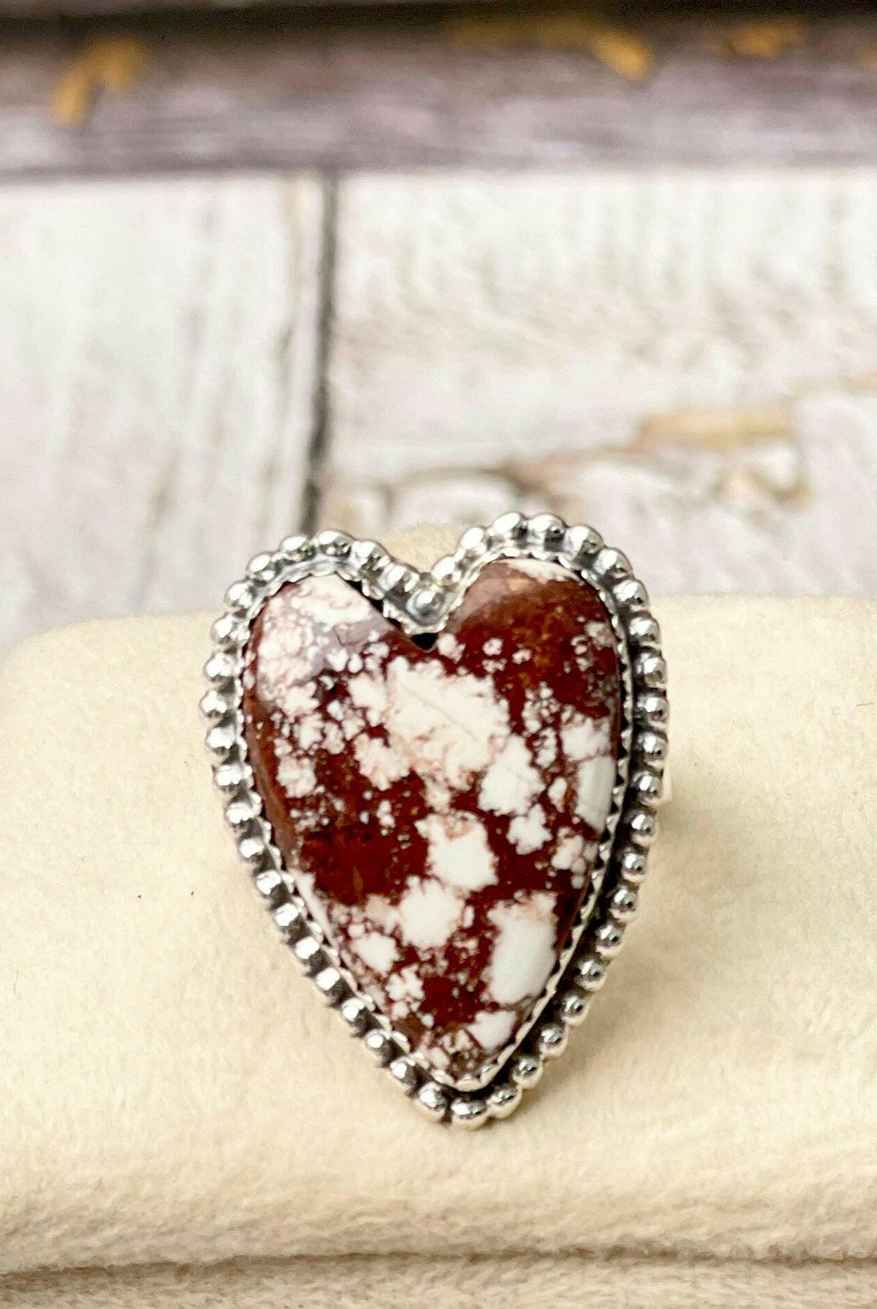 Long Heart Sterling Silver Ring MADE TO ORDER-Statement Rings-Krush Kandy, Women's Online Fashion Boutique Located in Phoenix, Arizona (Scottsdale Area)