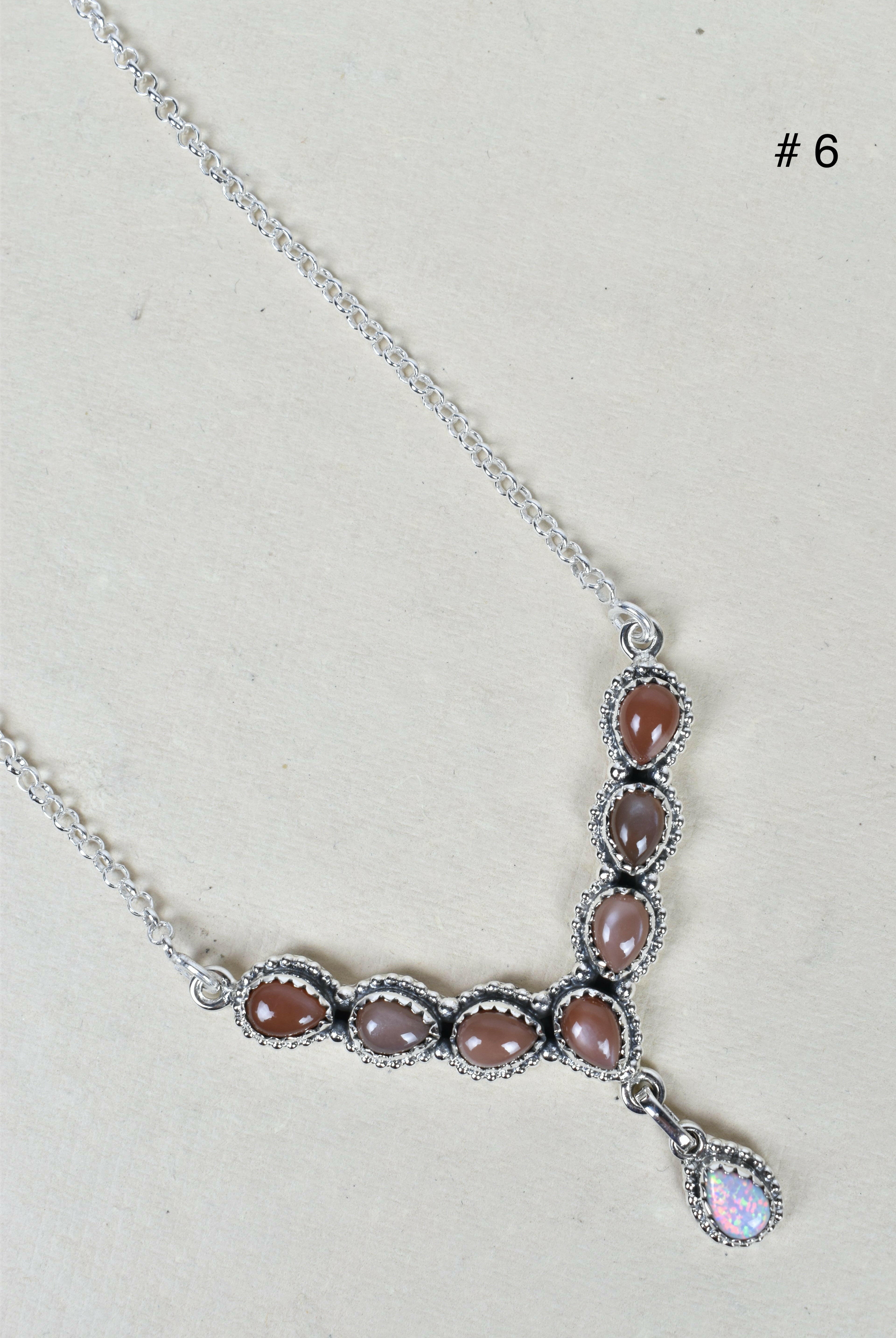 Y Knot Sterling Silver Necklace-Lariat and Y Necklaces-Krush Kandy, Women's Online Fashion Boutique Located in Phoenix, Arizona (Scottsdale Area)