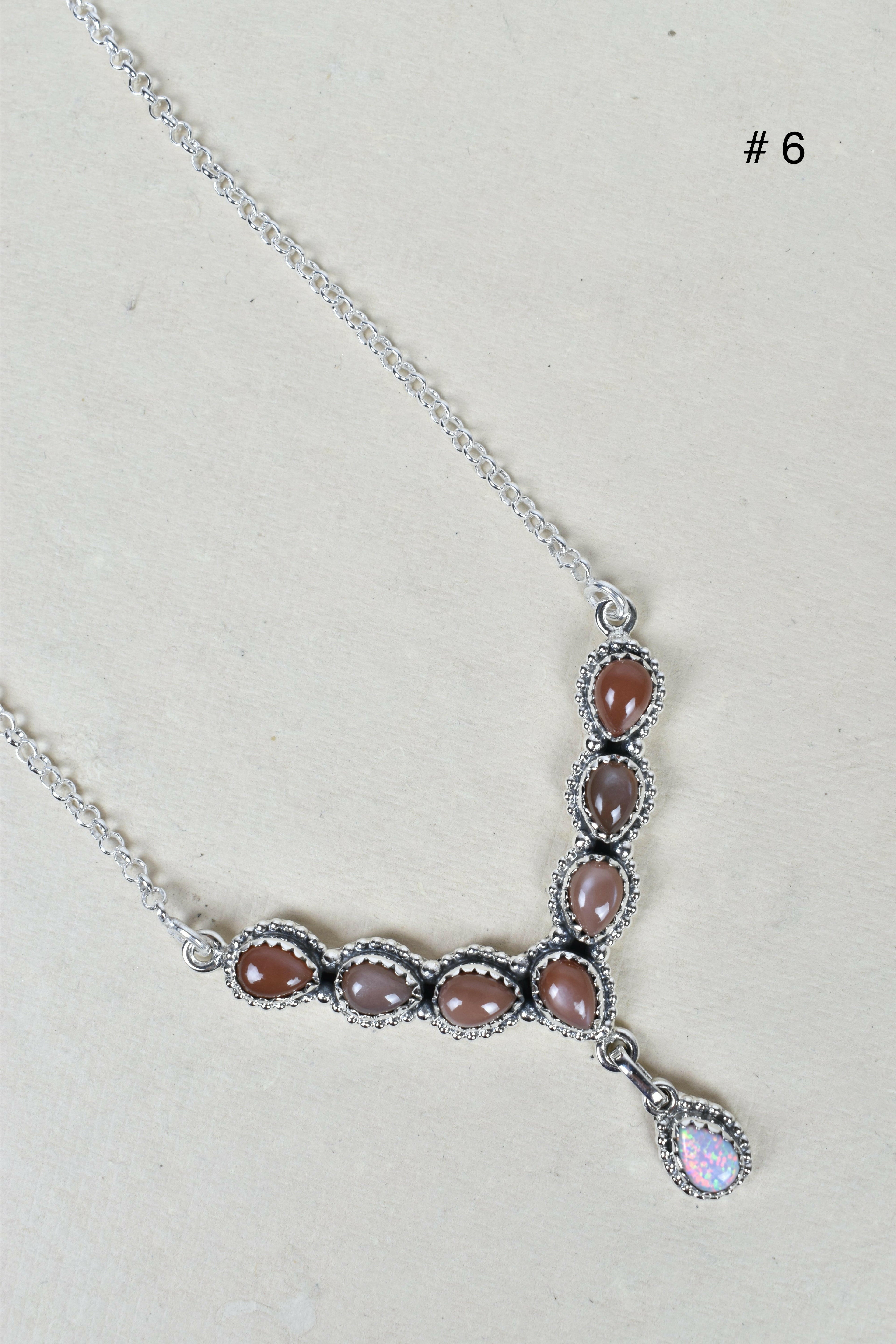 Y Knot Sterling Silver Necklace-Lariat and Y Necklaces-Krush Kandy, Women's Online Fashion Boutique Located in Phoenix, Arizona (Scottsdale Area)