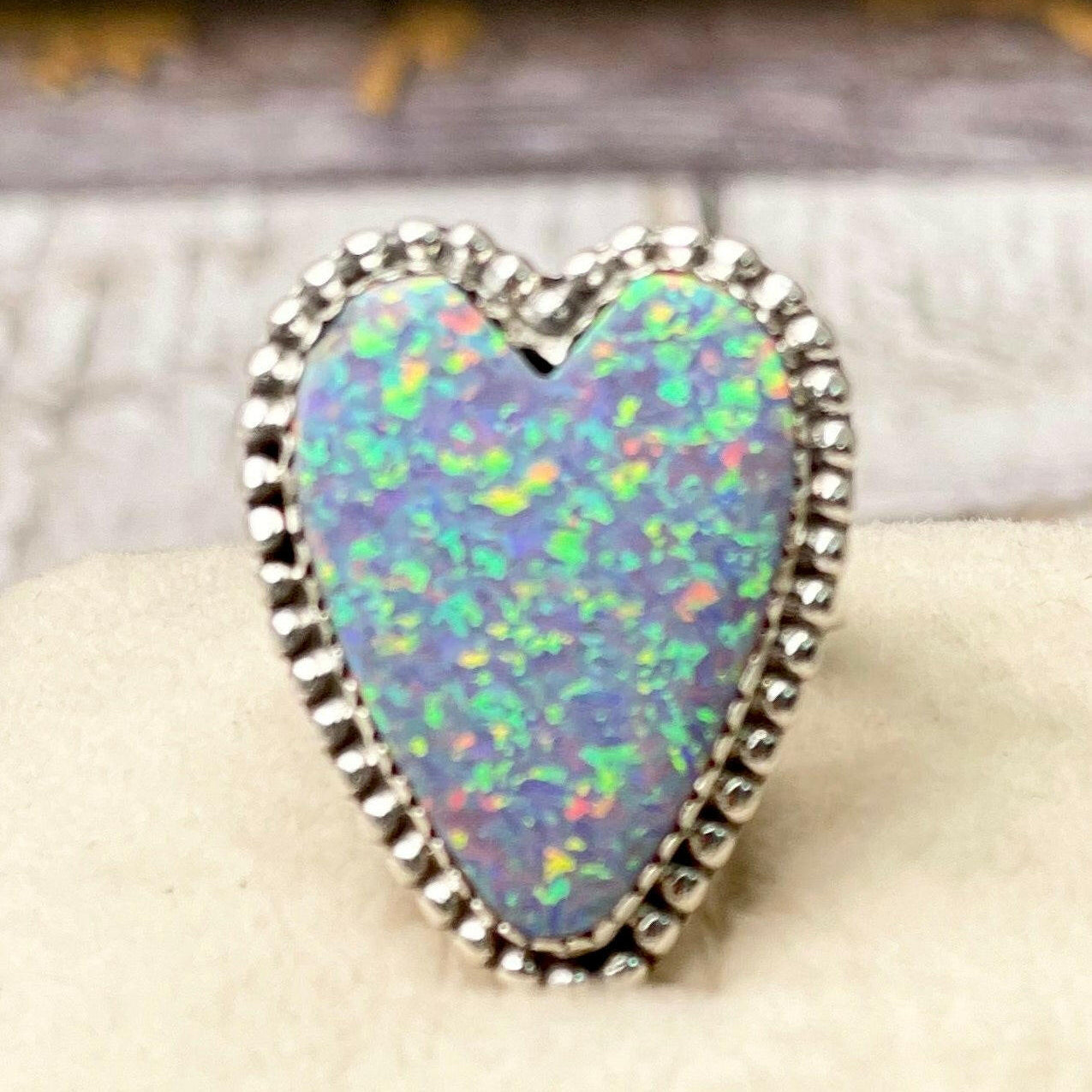 Long Heart Sterling Silver Ring MADE TO ORDER-Statement Rings-Krush Kandy, Women's Online Fashion Boutique Located in Phoenix, Arizona (Scottsdale Area)