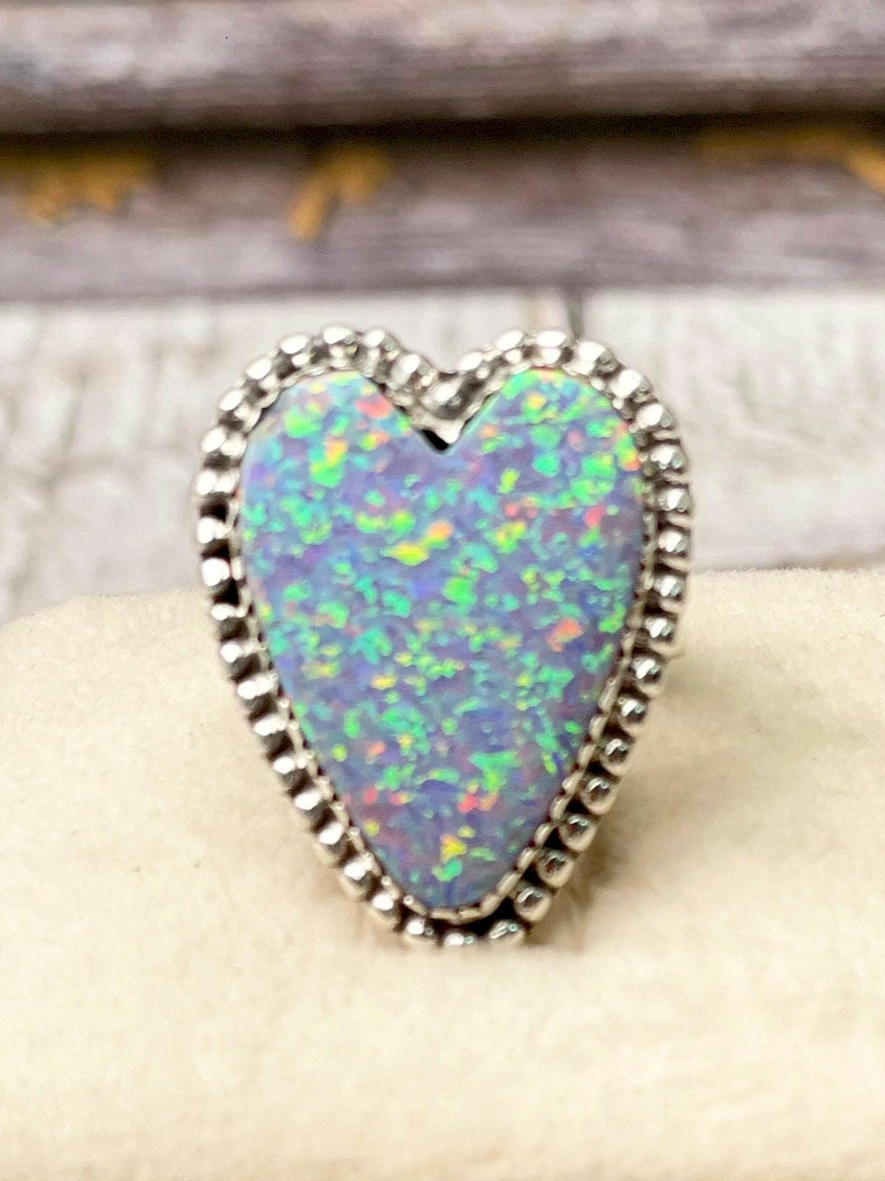 Long Heart Sterling Silver Ring MADE TO ORDER-Statement Rings-Krush Kandy, Women's Online Fashion Boutique Located in Phoenix, Arizona (Scottsdale Area)