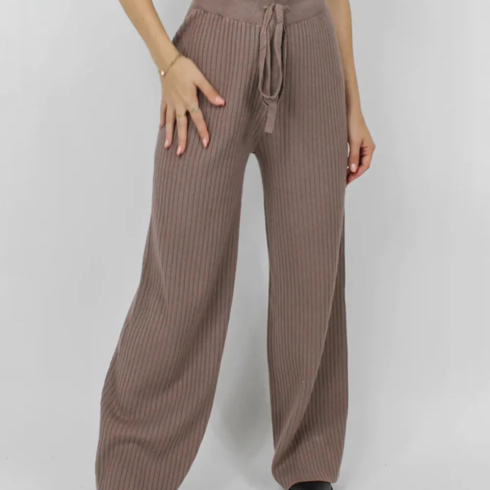 Ribbed Wide Leg Sweater Pants-pants-Krush Kandy, Women's Online Fashion Boutique Located in Phoenix, Arizona (Scottsdale Area)