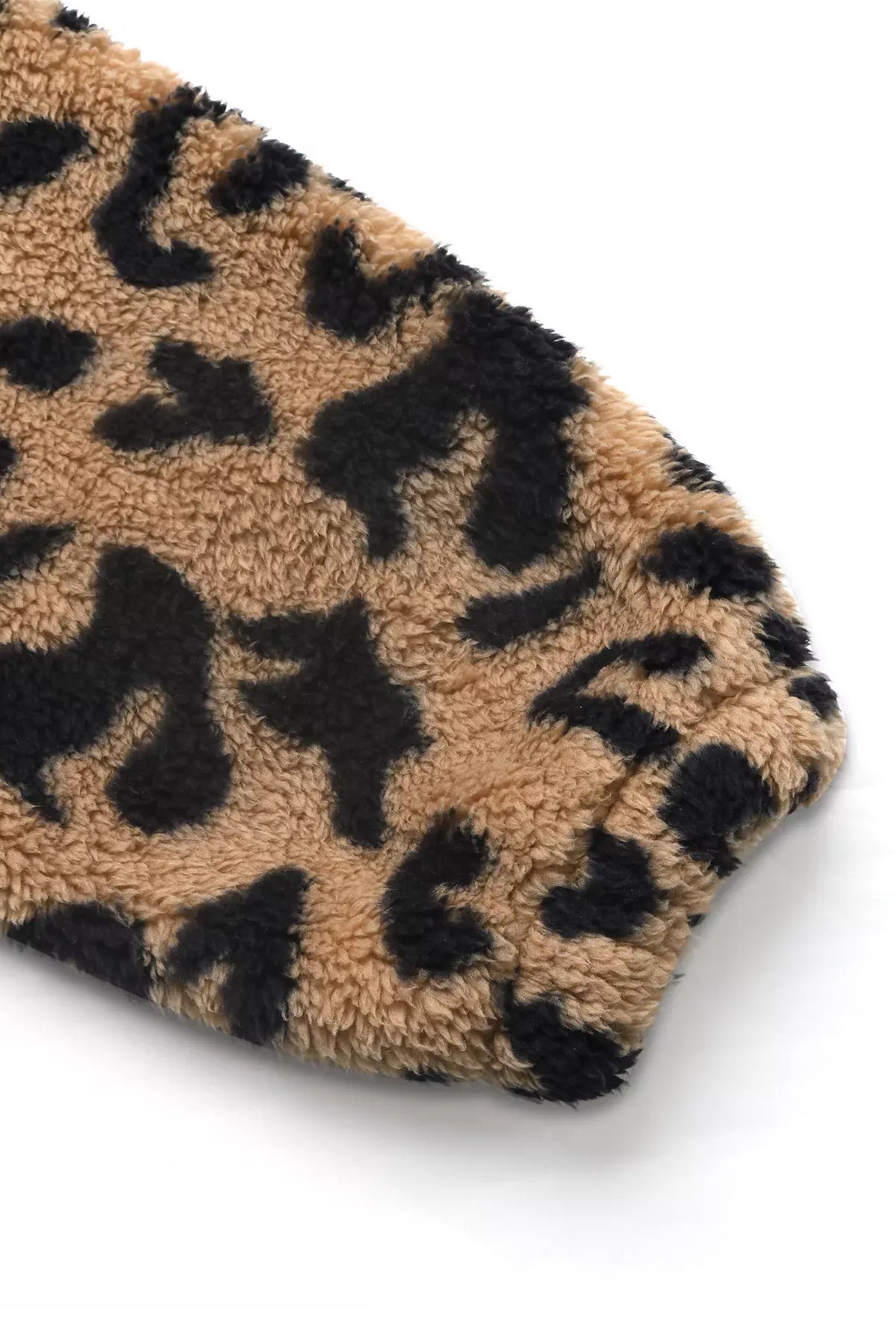 Leopard Zip Up Fleece Jacket-Jackets-Krush Kandy, Women's Online Fashion Boutique Located in Phoenix, Arizona (Scottsdale Area)