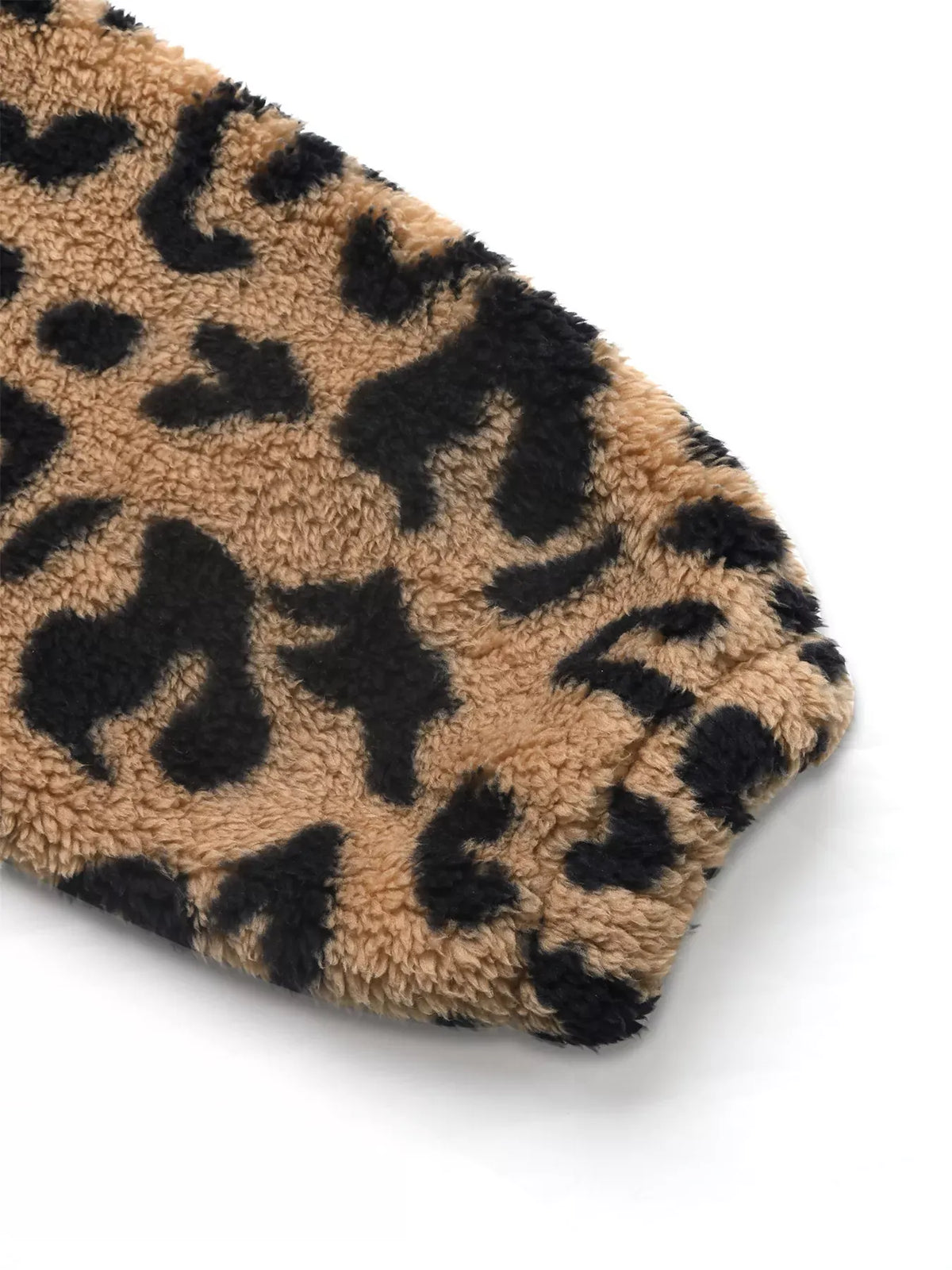 Leopard Zip Up Fleece Jacket-Jackets-Krush Kandy, Women's Online Fashion Boutique Located in Phoenix, Arizona (Scottsdale Area)
