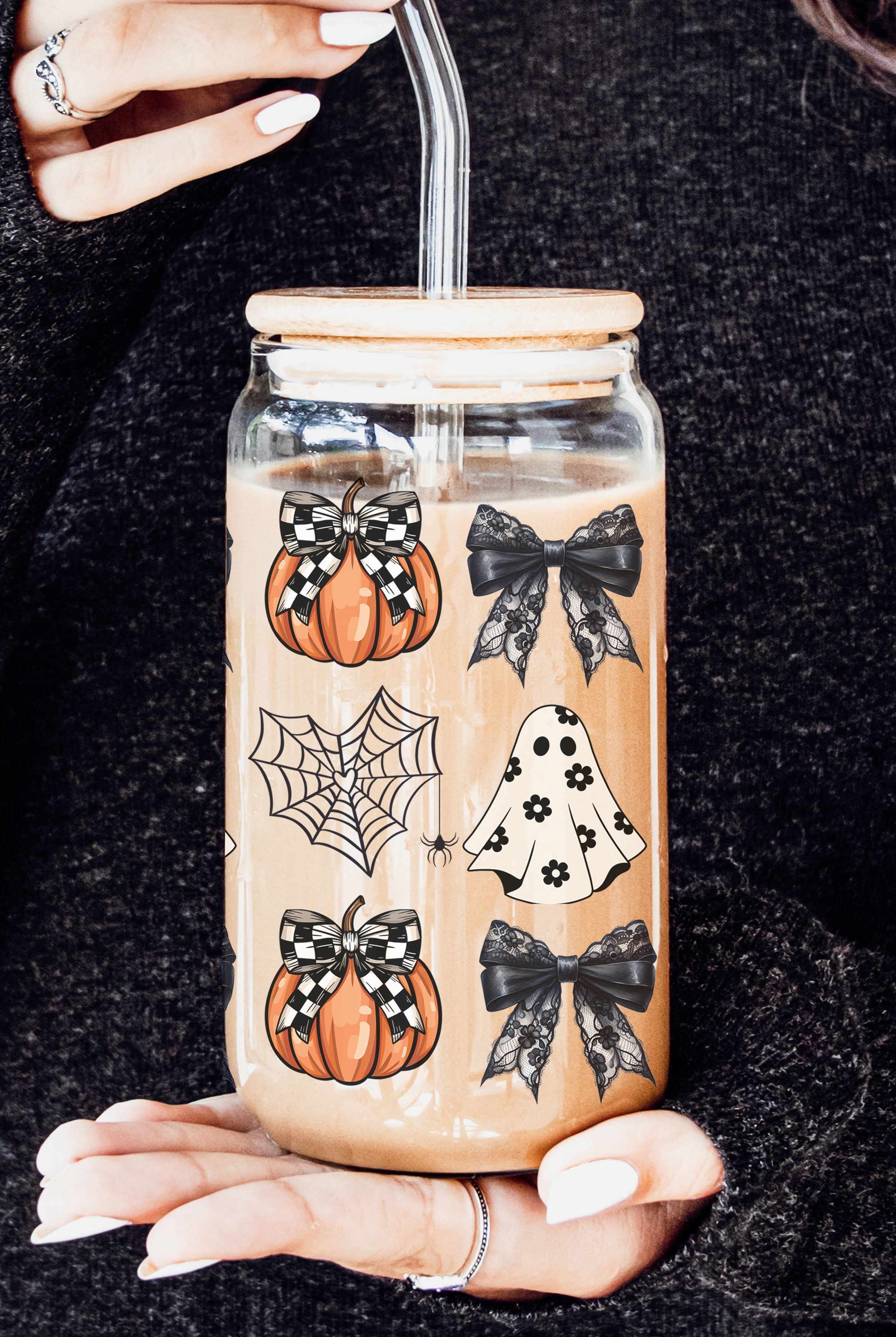 Cutest Halloween Fall Glass Cup | 20oz-Accessories-Krush Kandy, Women's Online Fashion Boutique Located in Phoenix, Arizona (Scottsdale Area)