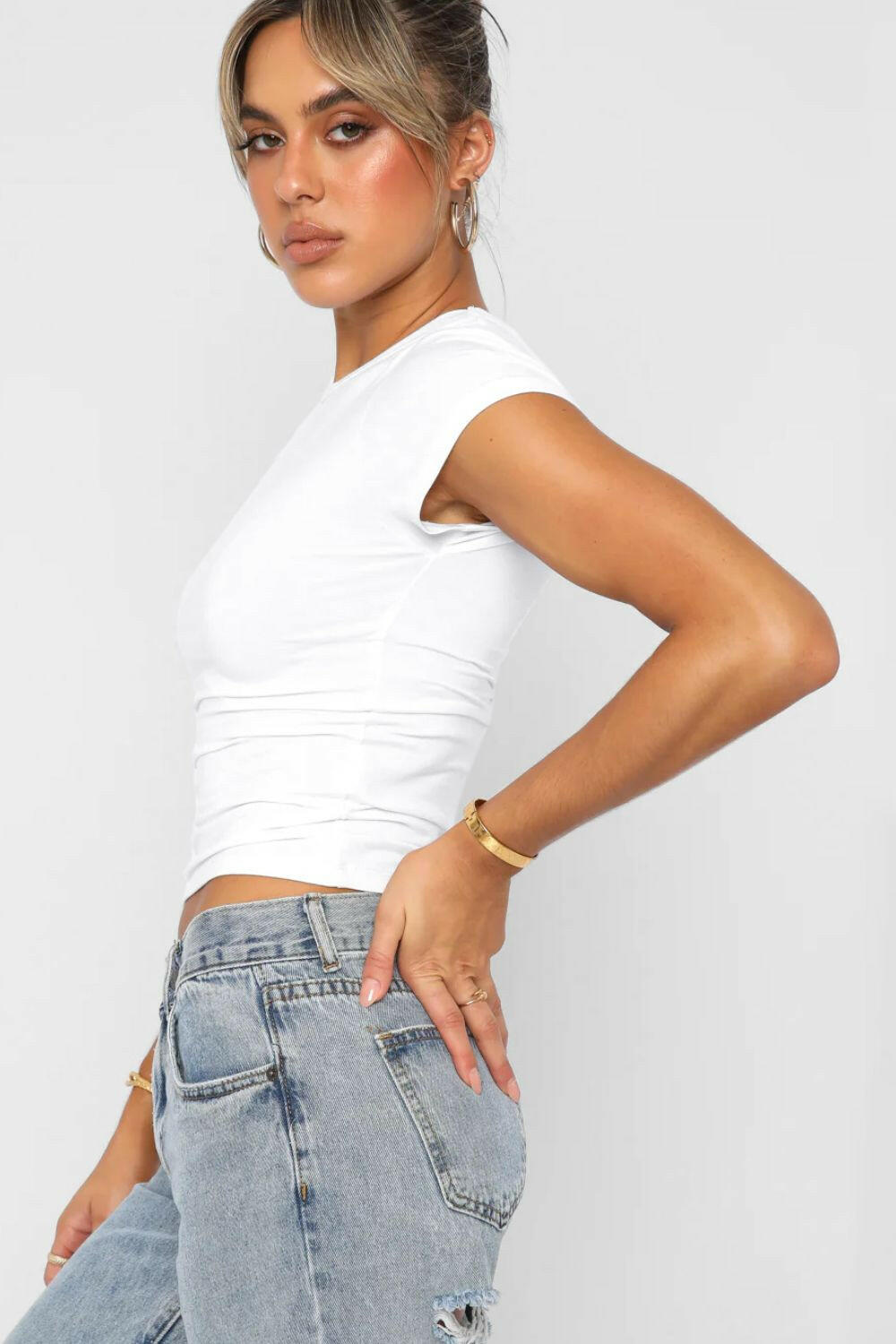 Crewneck Short Sleeve Tee-Krush Kandy, Women's Online Fashion Boutique Located in Phoenix, Arizona (Scottsdale Area)