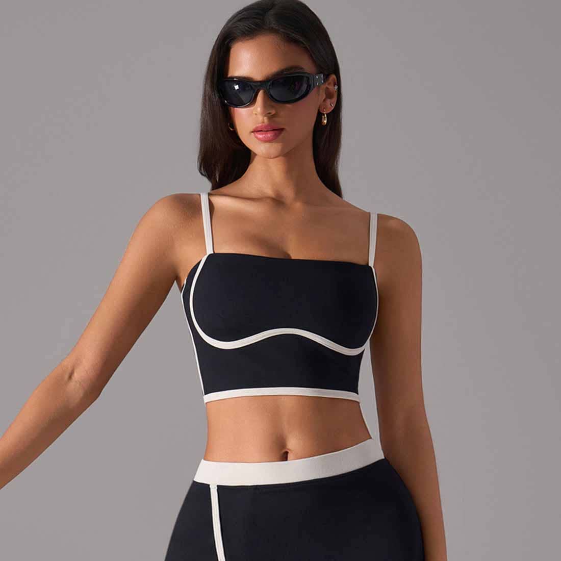 Black Activewear Sports Top-Tops-Krush Kandy, Women's Online Fashion Boutique Located in Phoenix, Arizona (Scottsdale Area)