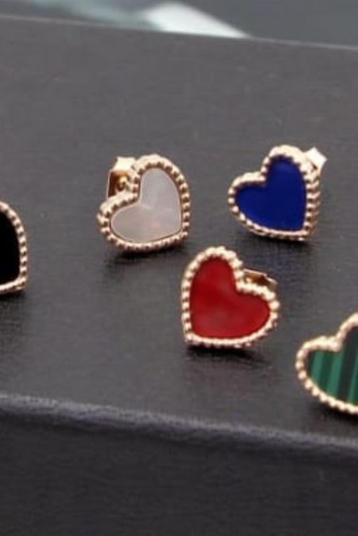 Piece Of My Heart Stud Earrings-Earrings-Krush Kandy, Women's Online Fashion Boutique Located in Phoenix, Arizona (Scottsdale Area)