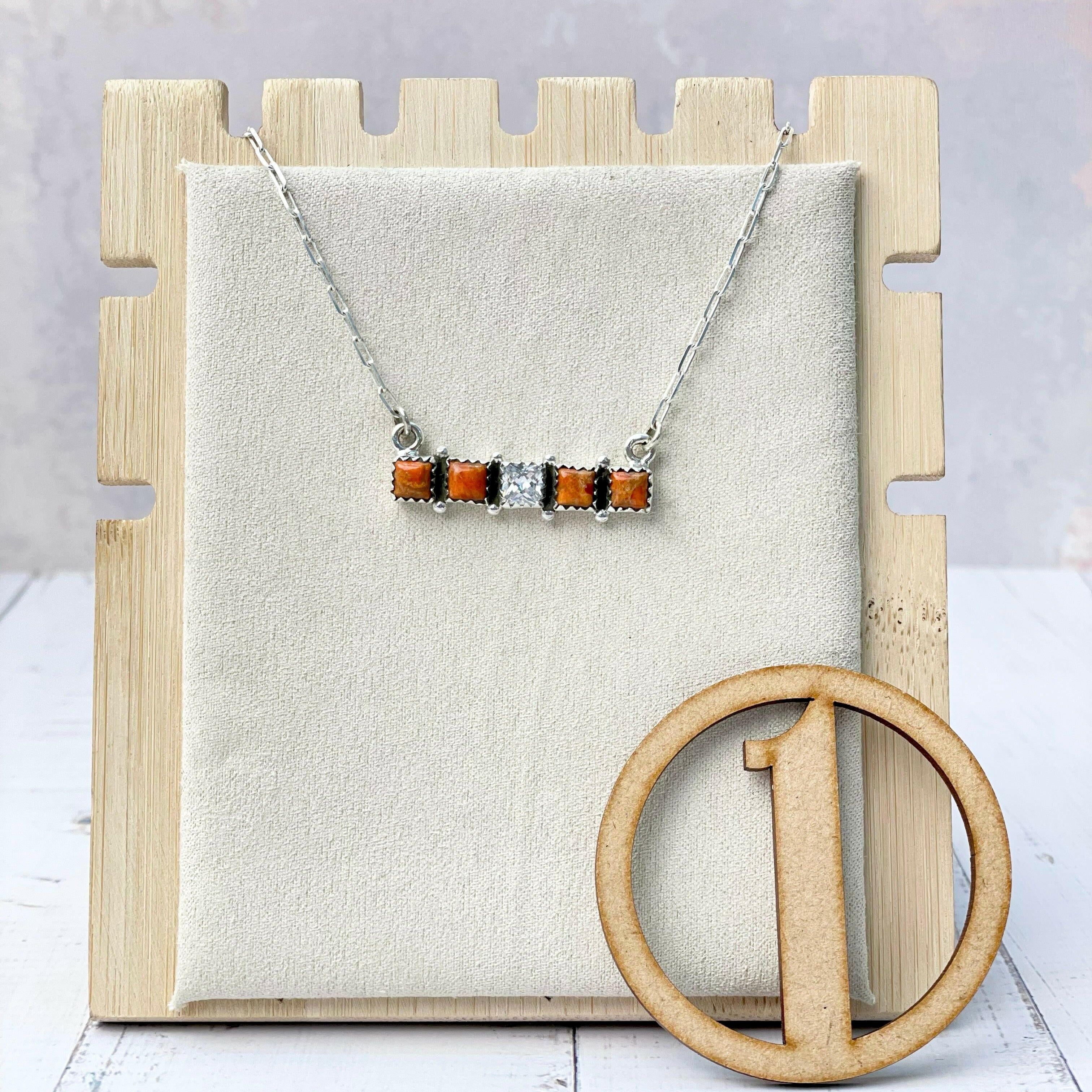 Kandy Stone Bar Necklaces-Necklaces-Krush Kandy, Women's Online Fashion Boutique Located in Phoenix, Arizona (Scottsdale Area)