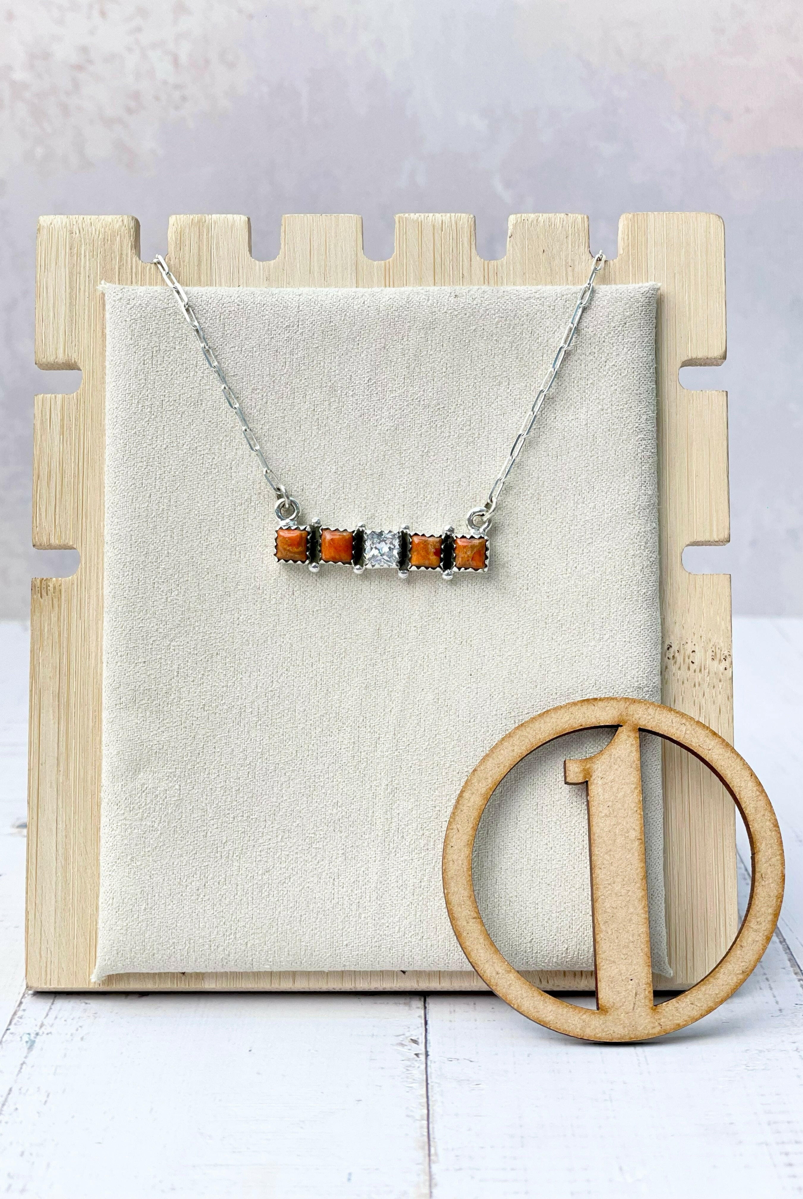 Kandy Stone Bar Necklaces-Necklaces-Krush Kandy, Women's Online Fashion Boutique Located in Phoenix, Arizona (Scottsdale Area)