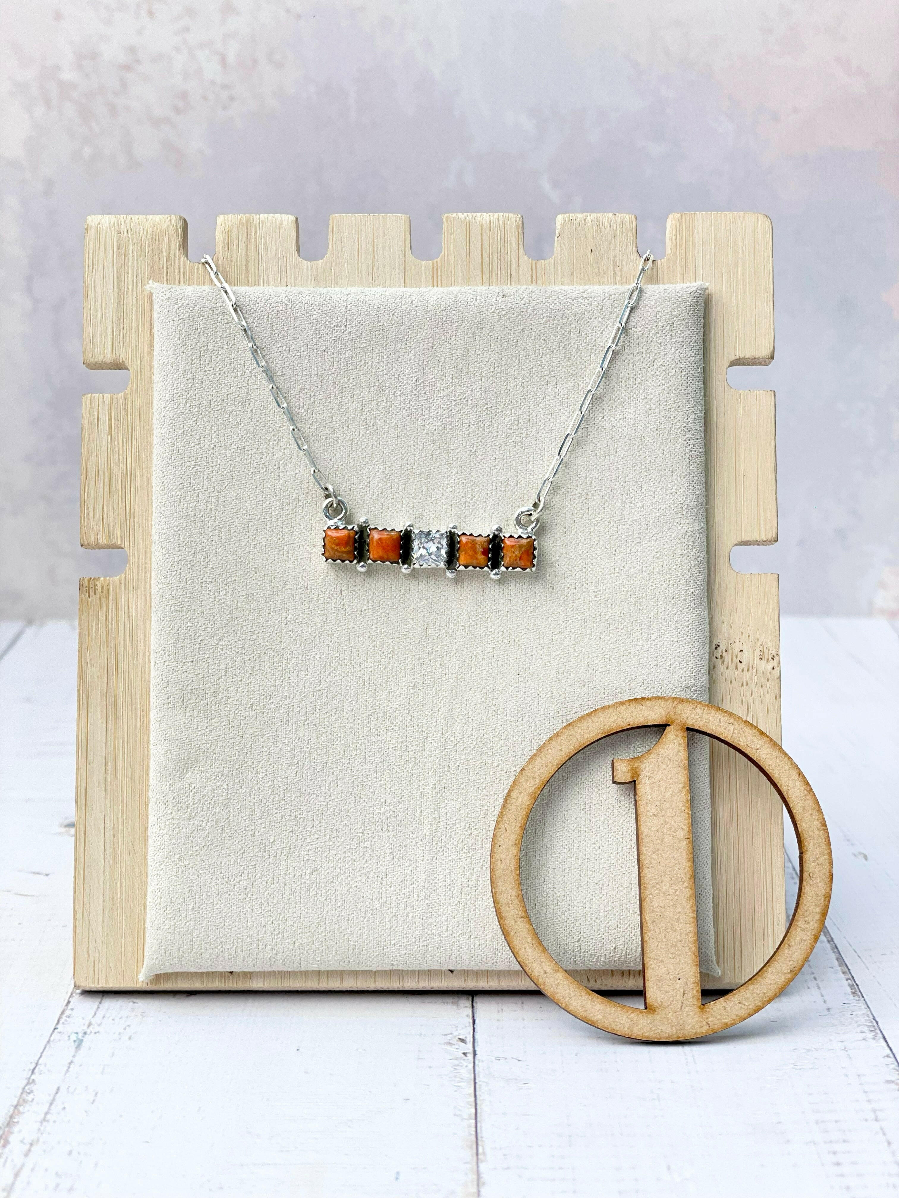 Kandy Stone Bar Necklaces-Necklaces-Krush Kandy, Women's Online Fashion Boutique Located in Phoenix, Arizona (Scottsdale Area)