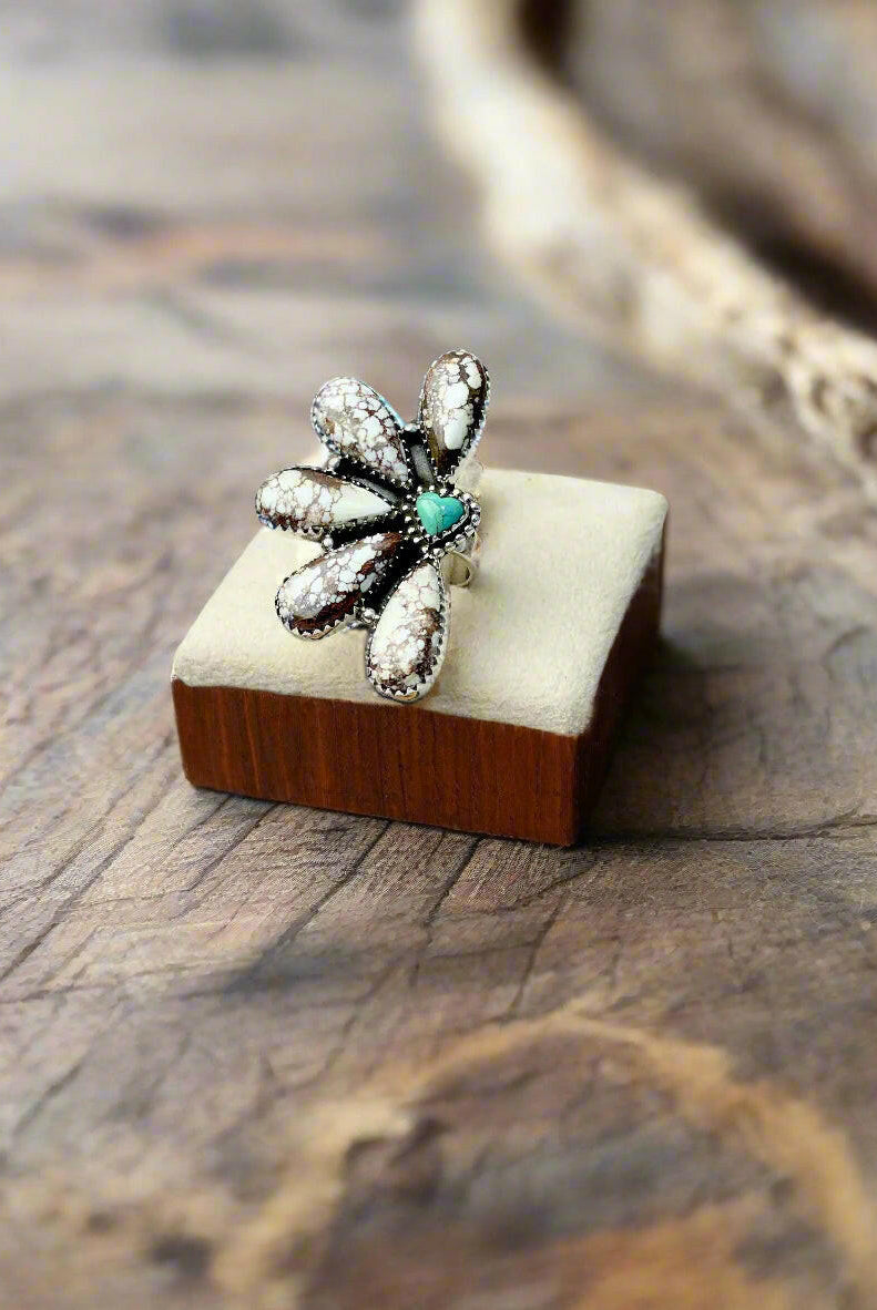 Half Of Me Blossom Heart Ring-Ring Sizers-Krush Kandy, Women's Online Fashion Boutique Located in Phoenix, Arizona (Scottsdale Area)