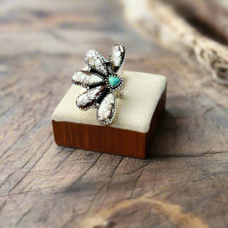 Half Of Me Blossom Heart Ring-Ring Sizers-Krush Kandy, Women's Online Fashion Boutique Located in Phoenix, Arizona (Scottsdale Area)