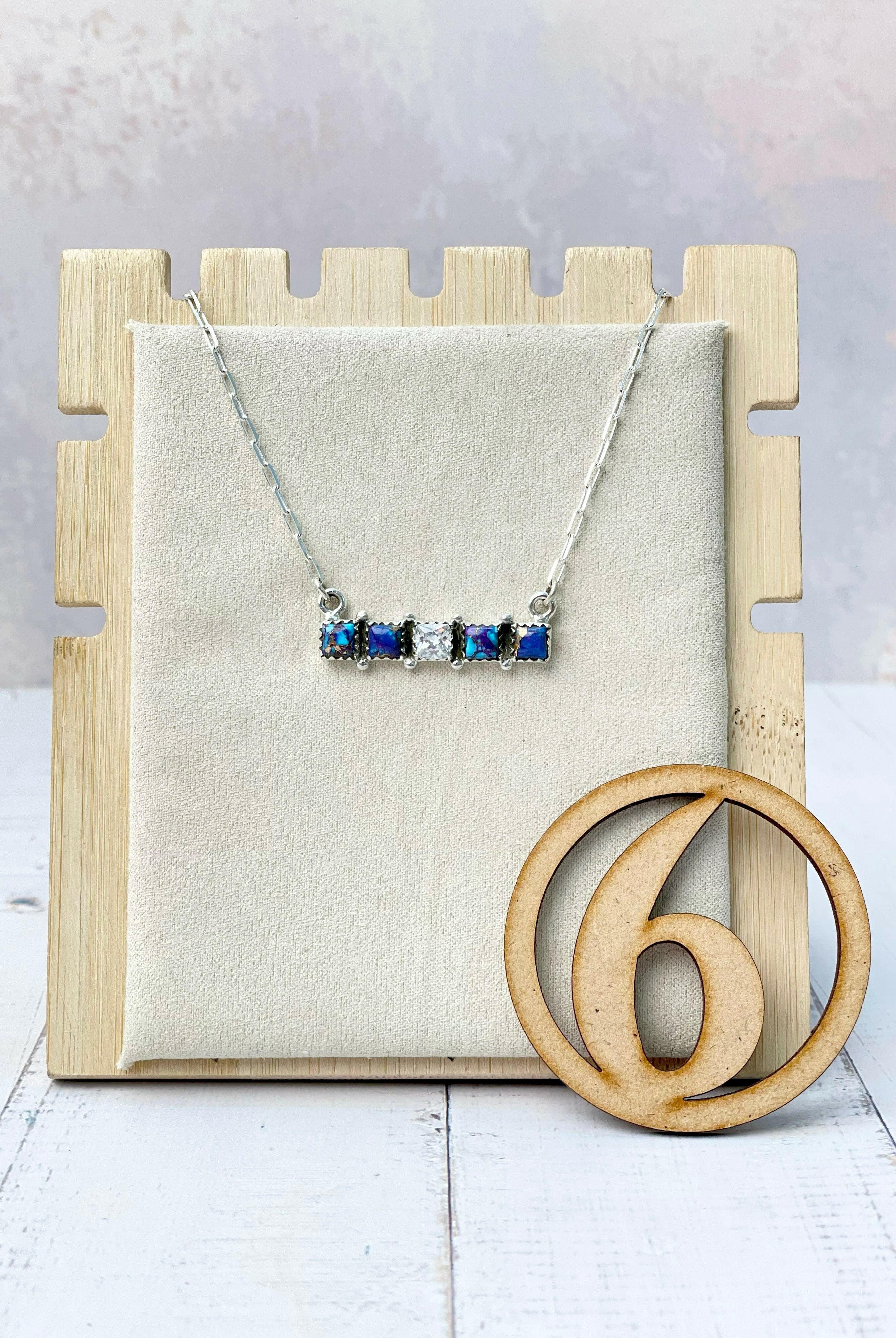 Kandy Stone Bar Necklaces-Necklaces-Krush Kandy, Women's Online Fashion Boutique Located in Phoenix, Arizona (Scottsdale Area)