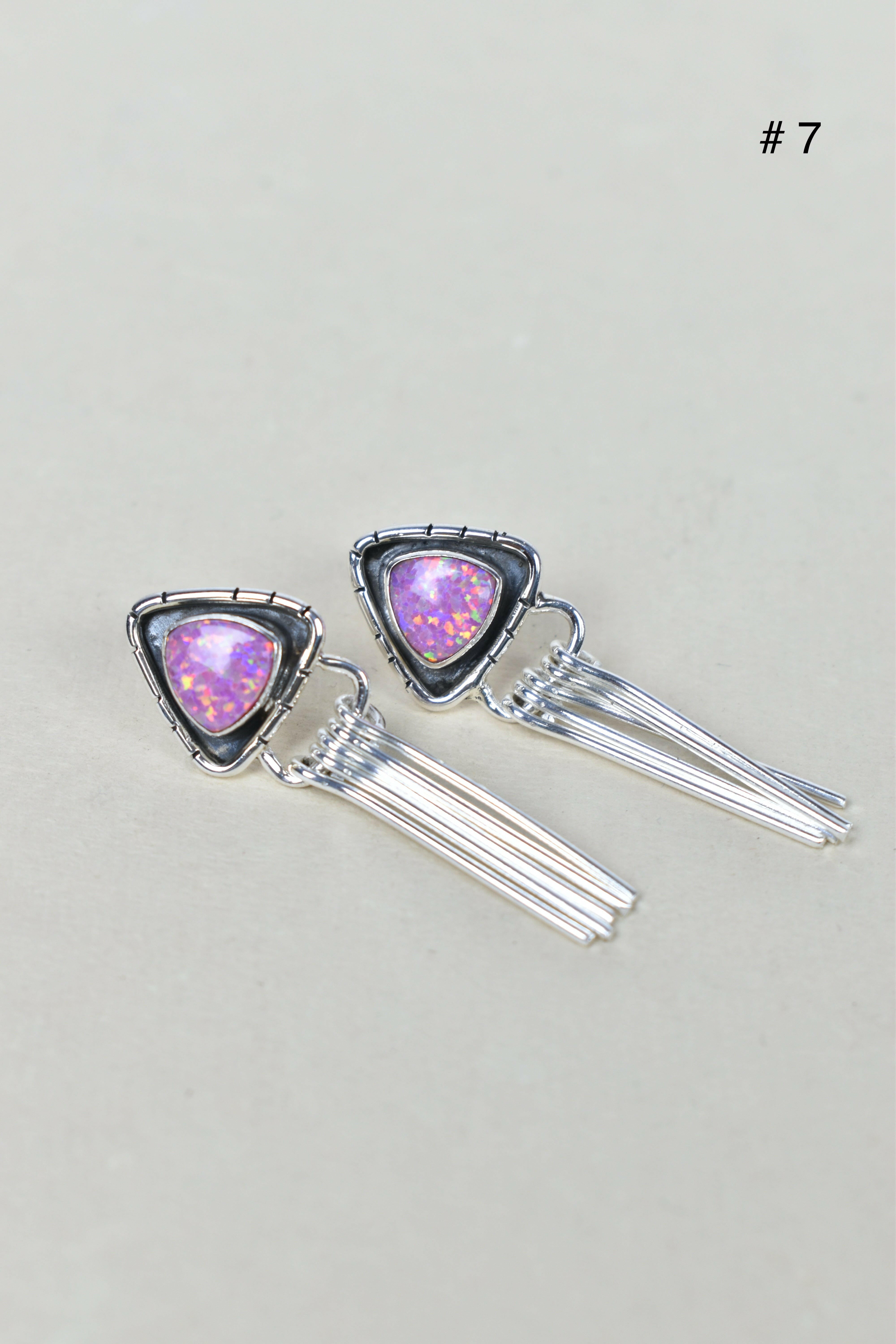 Solo Stone Sterling Cascade Earrings-Drop Earrings-Krush Kandy, Women's Online Fashion Boutique Located in Phoenix, Arizona (Scottsdale Area)