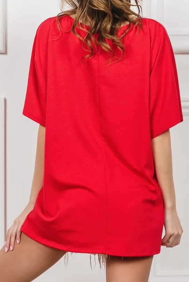 BiBi French Terry With Front Pocket Dolman Sleeves Top-Tops-Krush Kandy, Women's Online Fashion Boutique Located in Phoenix, Arizona (Scottsdale Area)