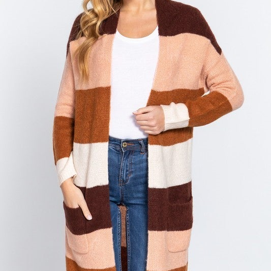 No Bad Days Color Block Soft Cardigan | Multiple Colors-Cardigans-Krush Kandy, Women's Online Fashion Boutique Located in Phoenix, Arizona (Scottsdale Area)