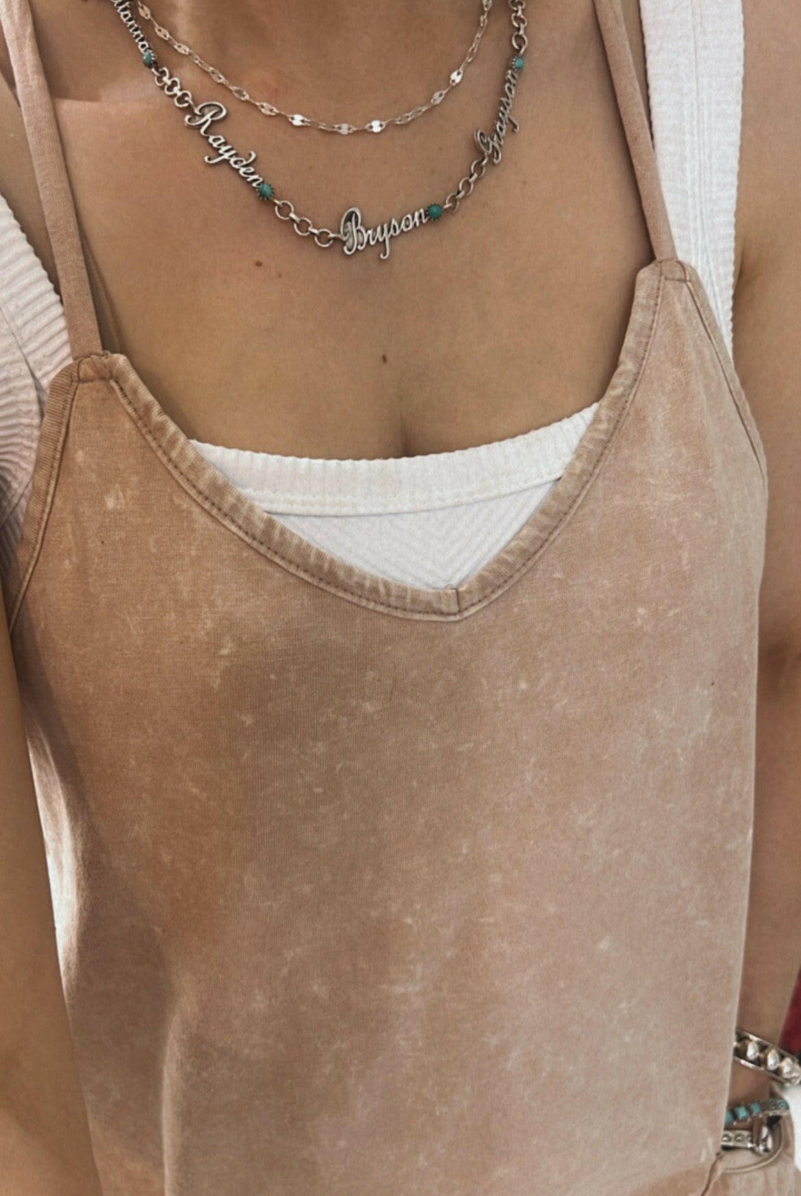 PREORDER - Keepsake Sterling Silver Stone Name Necklace-Chain Necklaces-Krush Kandy, Women's Online Fashion Boutique Located in Phoenix, Arizona (Scottsdale Area)