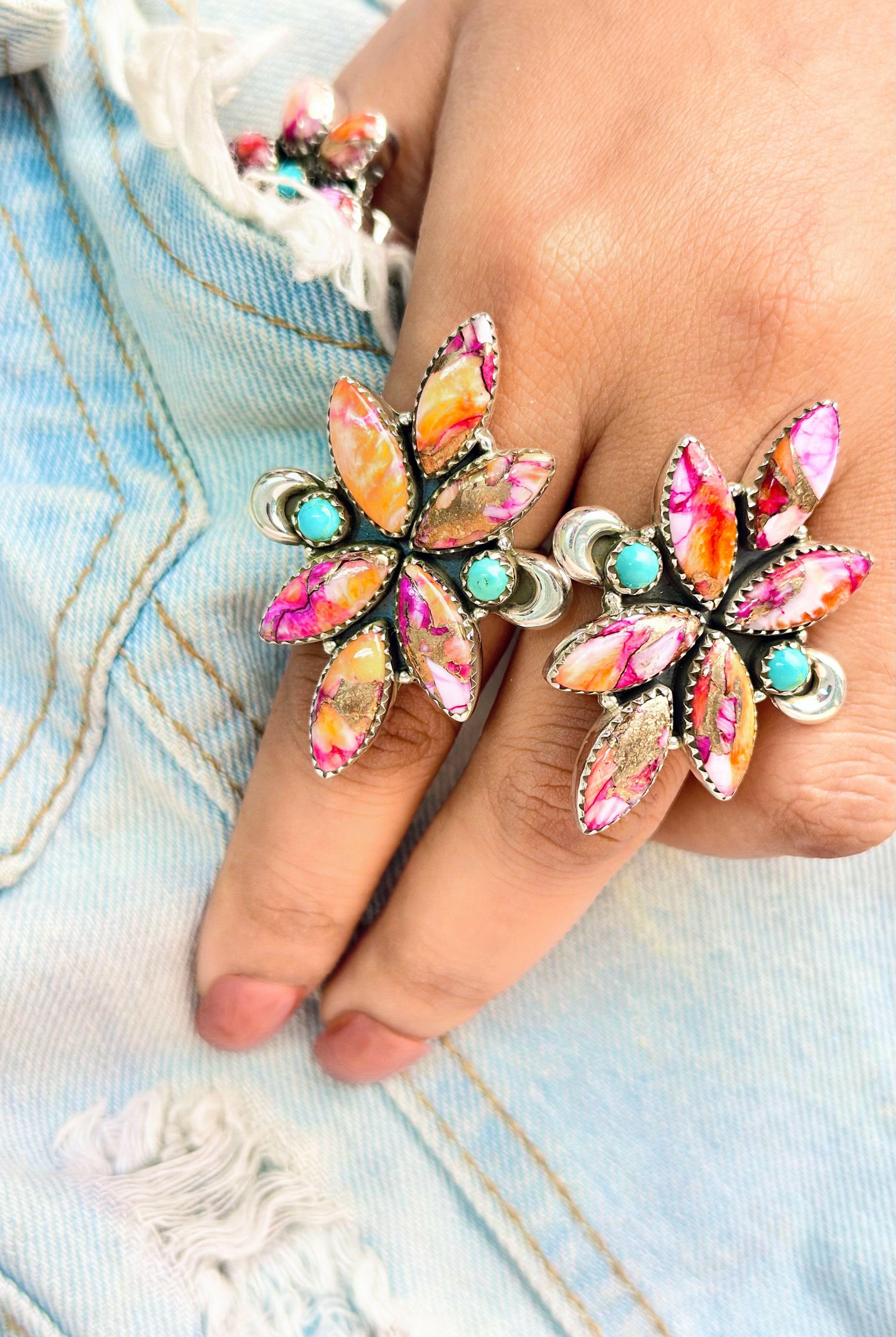 Starburst Boho Spirit Mixed Rings-Rings-Krush Kandy, Women's Online Fashion Boutique Located in Phoenix, Arizona (Scottsdale Area)