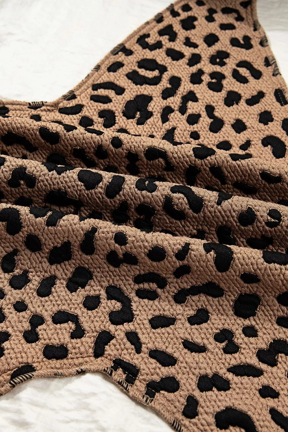 Drawstring Leopard Long Sleeve Hooded Jacket-Jacket-Krush Kandy, Women's Online Fashion Boutique Located in Phoenix, Arizona (Scottsdale Area)