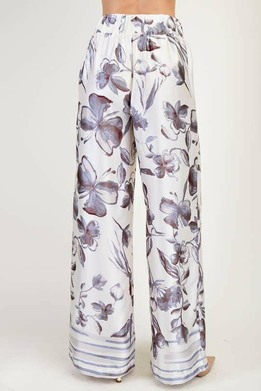 Resort Ready Printed Wide-Leg Pants-Pants-Krush Kandy, Women's Online Fashion Boutique Located in Phoenix, Arizona (Scottsdale Area)