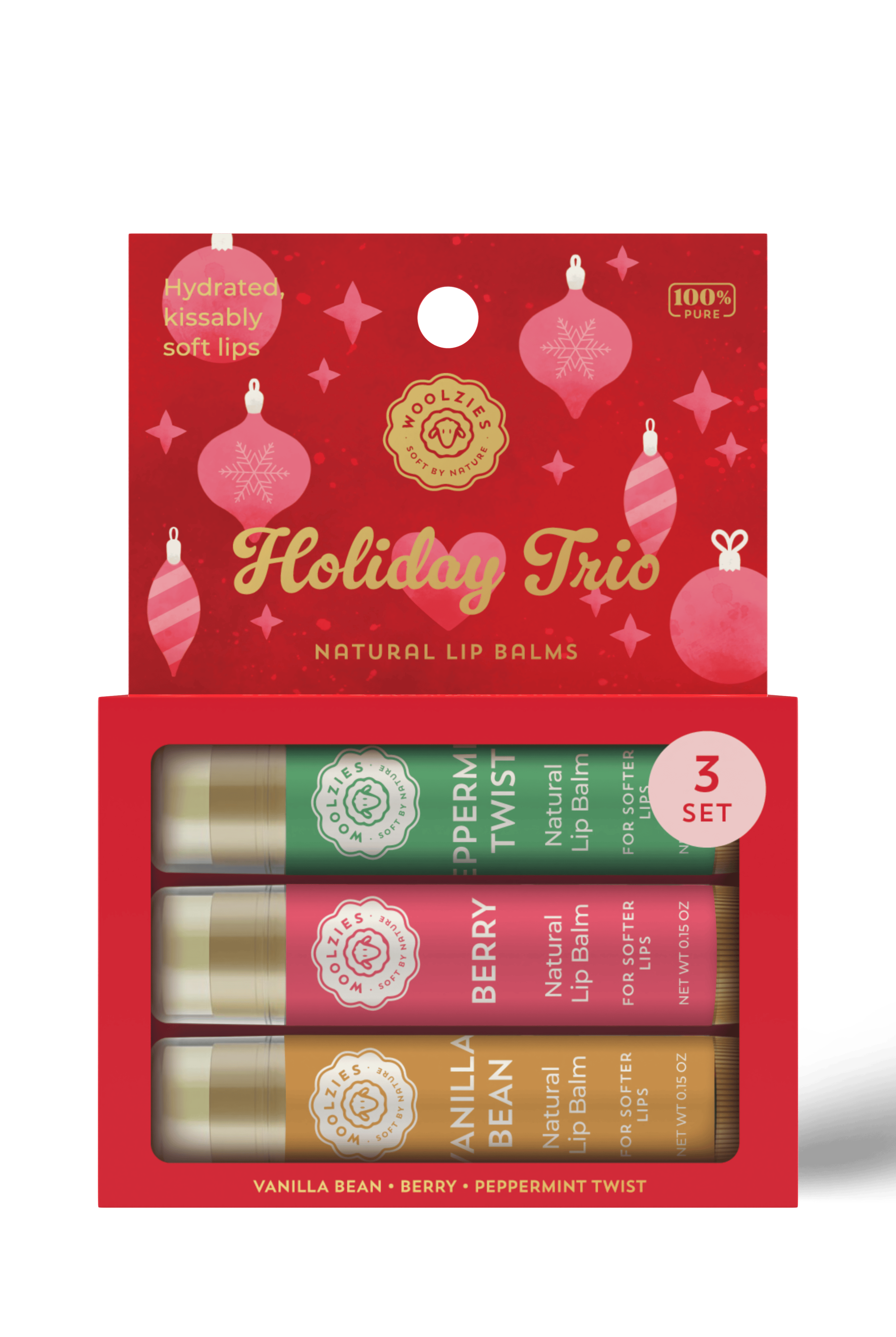 Holiday Trio Lip Balm Set-Accessories-Krush Kandy, Women's Online Fashion Boutique Located in Phoenix, Arizona (Scottsdale Area)