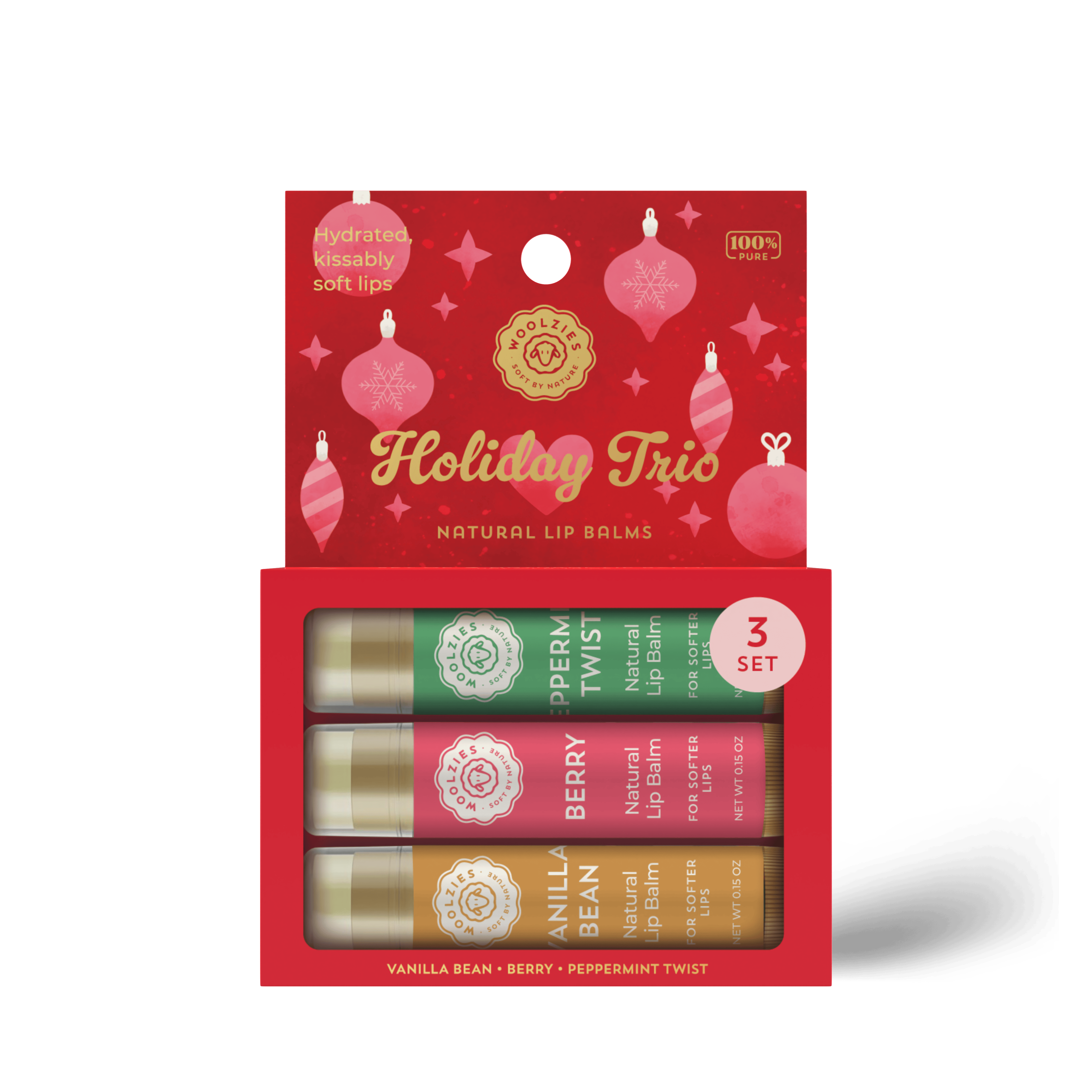 Holiday Trio Lip Balm Set-Accessories-Krush Kandy, Women's Online Fashion Boutique Located in Phoenix, Arizona (Scottsdale Area)