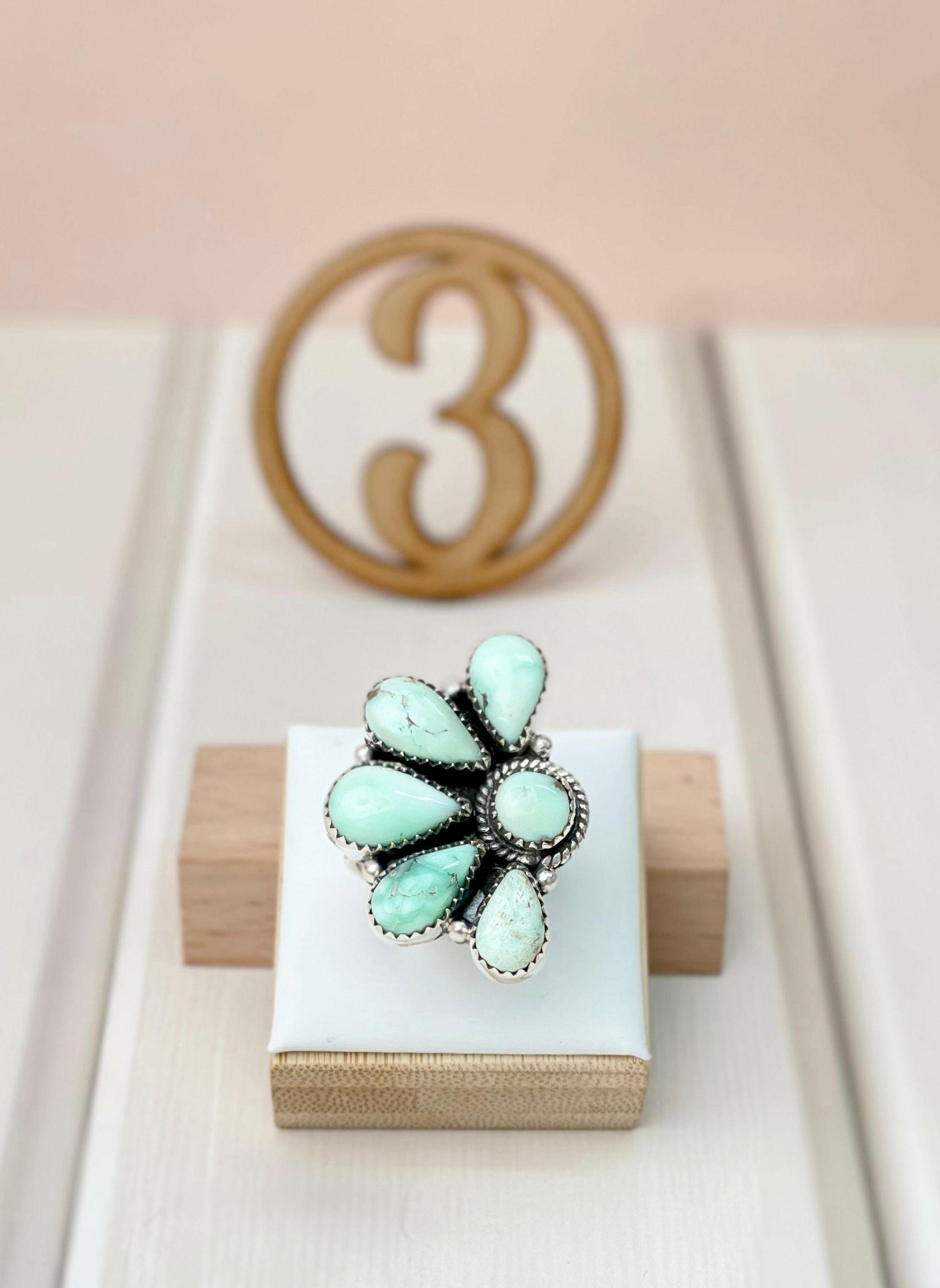 Paloma Half Cluster Rings-Rings-Krush Kandy, Women's Online Fashion Boutique Located in Phoenix, Arizona (Scottsdale Area)