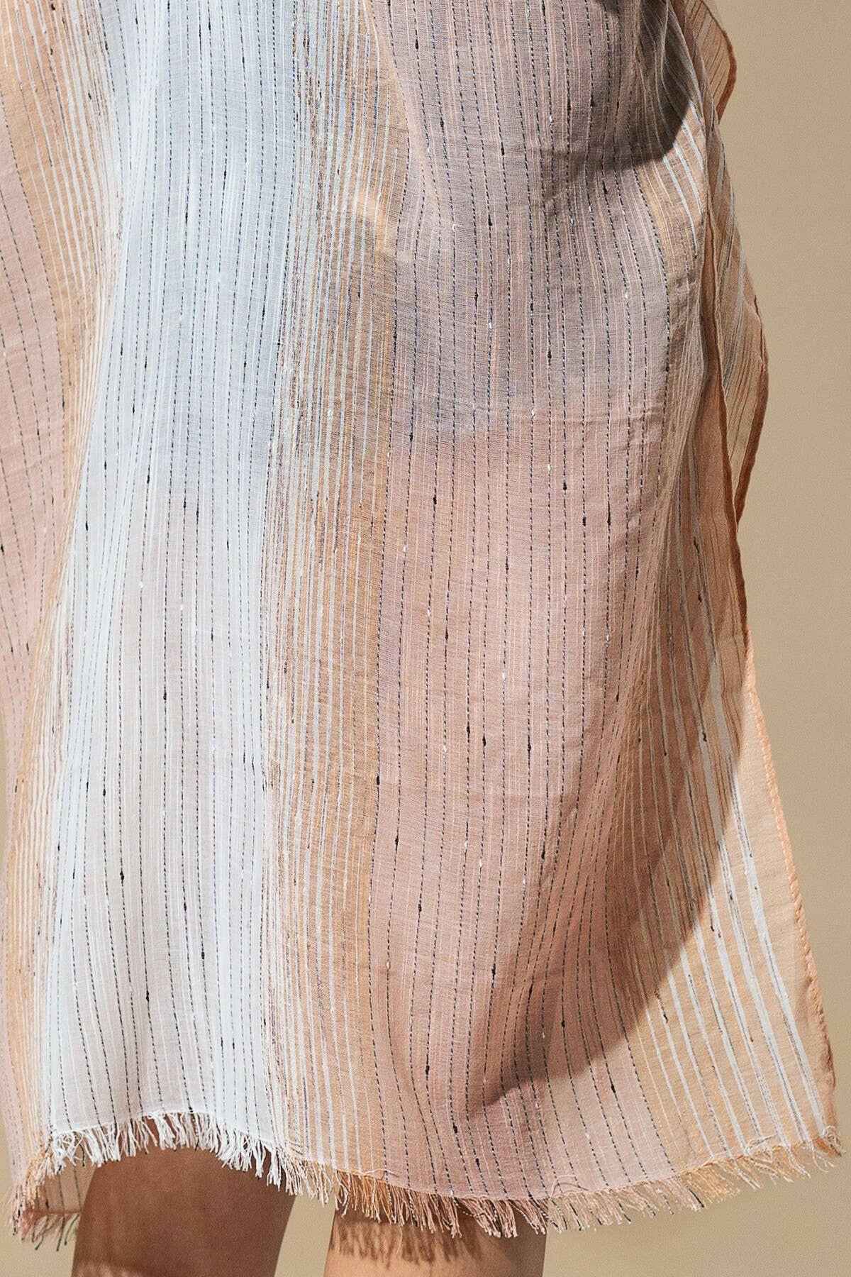 Striped Two-Tone Cover-up Kimono-Kimono-Krush Kandy, Women's Online Fashion Boutique Located in Phoenix, Arizona (Scottsdale Area)