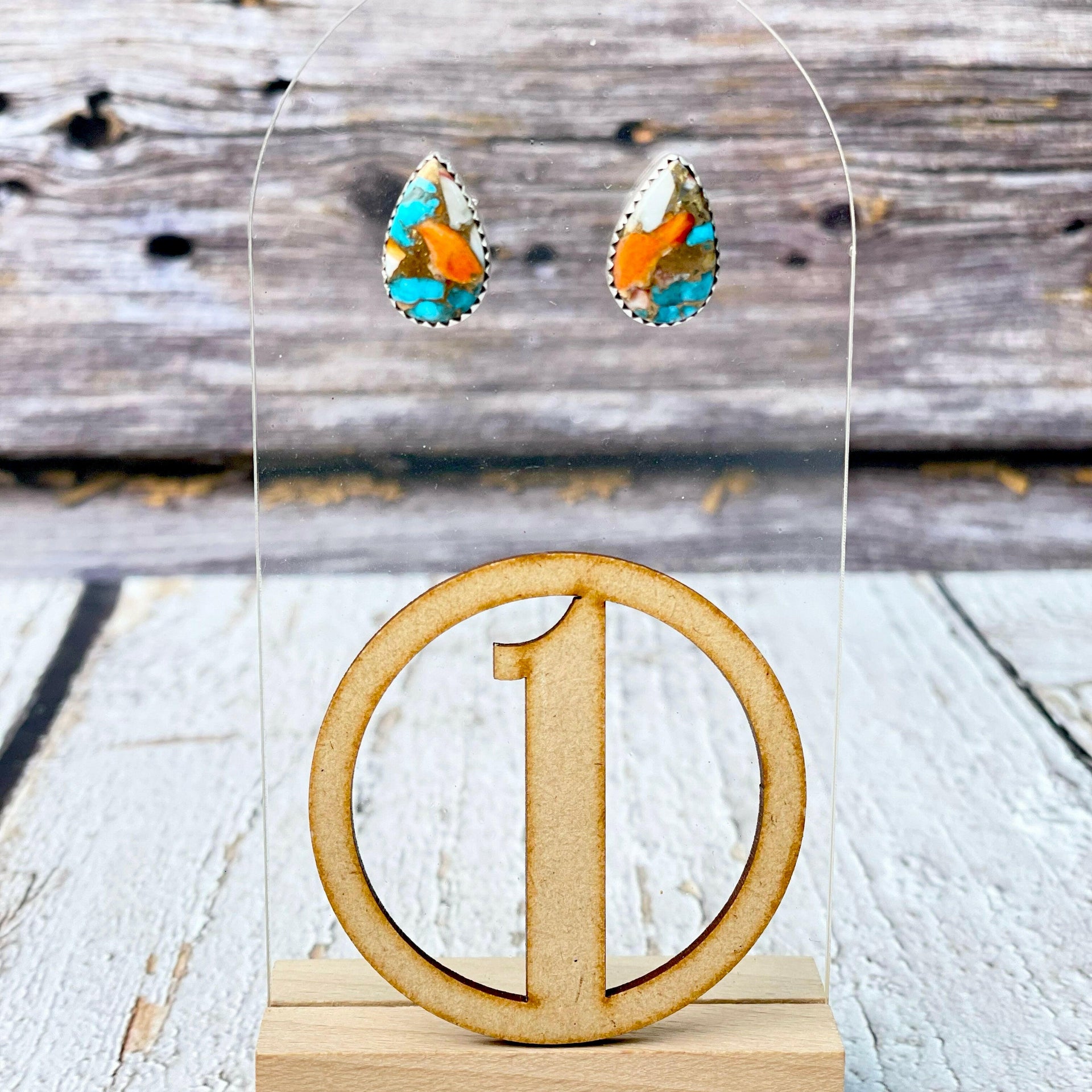 Summertime Copper Slab Stud Earrings-Earrings-Krush Kandy, Women's Online Fashion Boutique Located in Phoenix, Arizona (Scottsdale Area)