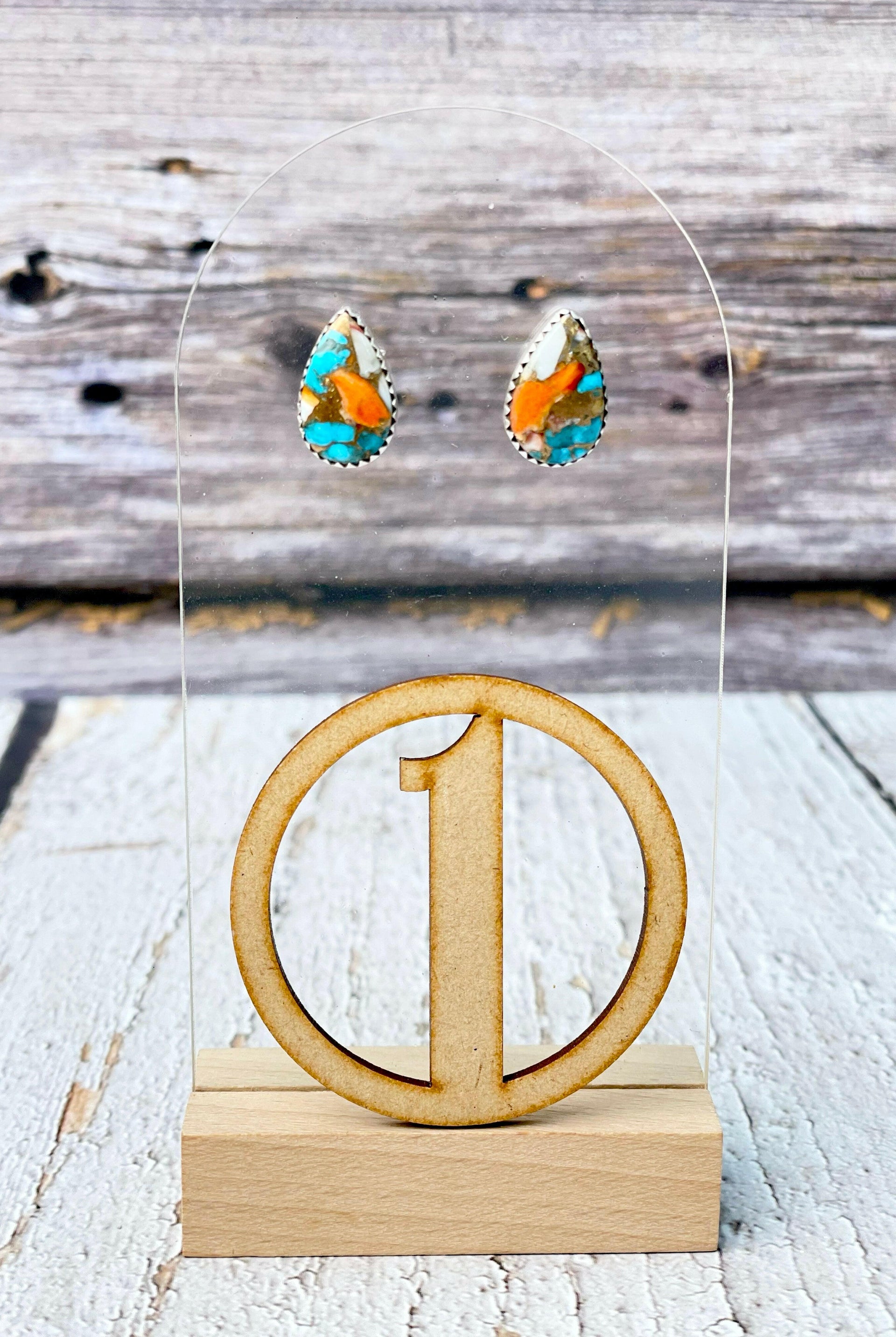 Summertime Copper Slab Stud Earrings-Earrings-Krush Kandy, Women's Online Fashion Boutique Located in Phoenix, Arizona (Scottsdale Area)