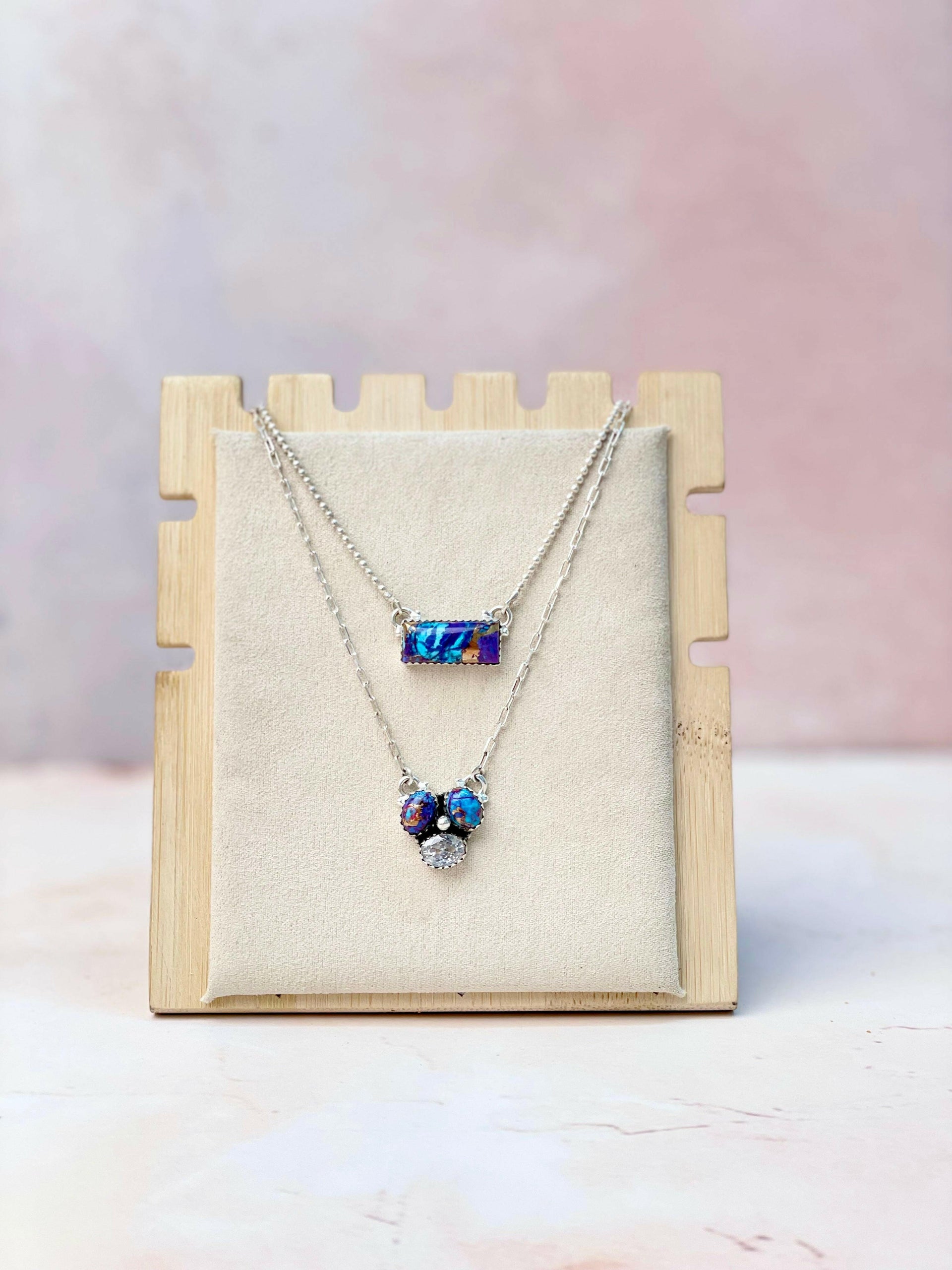 Baby Bar and Cluster Layered Necklace-Necklaces-Krush Kandy, Women's Online Fashion Boutique Located in Phoenix, Arizona (Scottsdale Area)