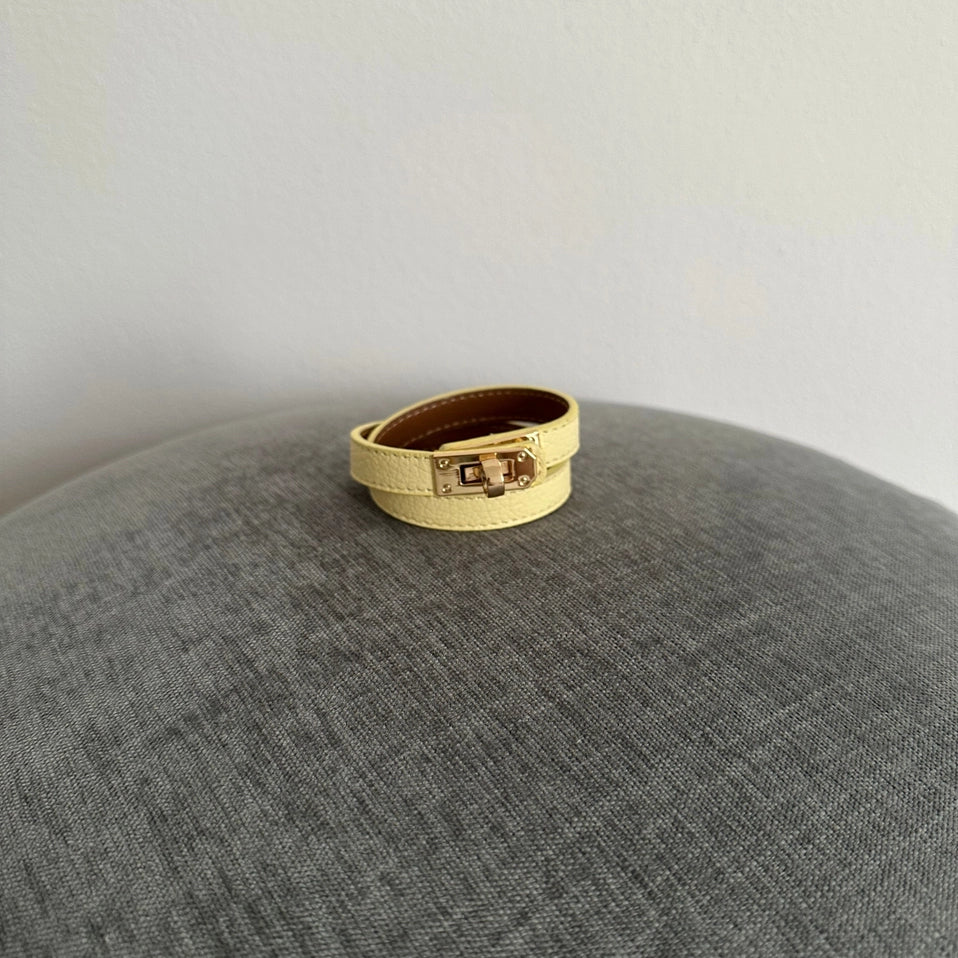 Sorrento Leather Wrap Bracelet