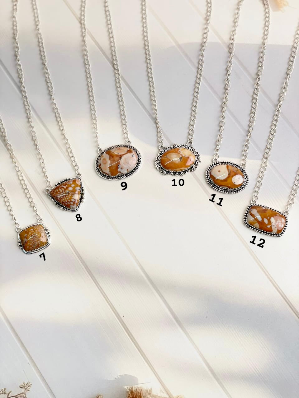 Deer Fawn & Varascite Big Slab Necklaces-Necklaces-Krush Kandy, Women's Online Fashion Boutique Located in Phoenix, Arizona (Scottsdale Area)