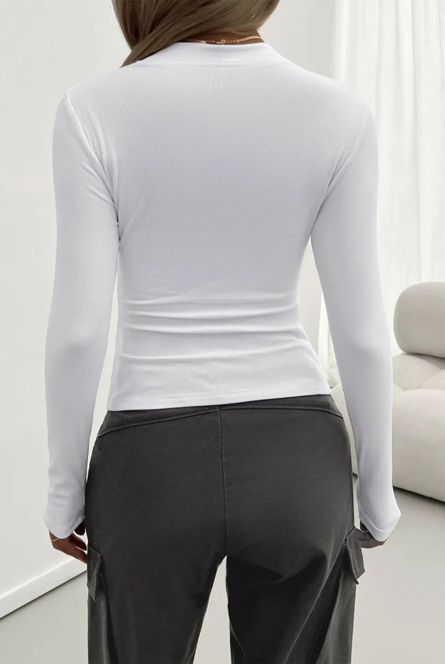 Devine Round Neck Long Sleeve T-Shirt-Krush Kandy, Women's Online Fashion Boutique Located in Phoenix, Arizona (Scottsdale Area)