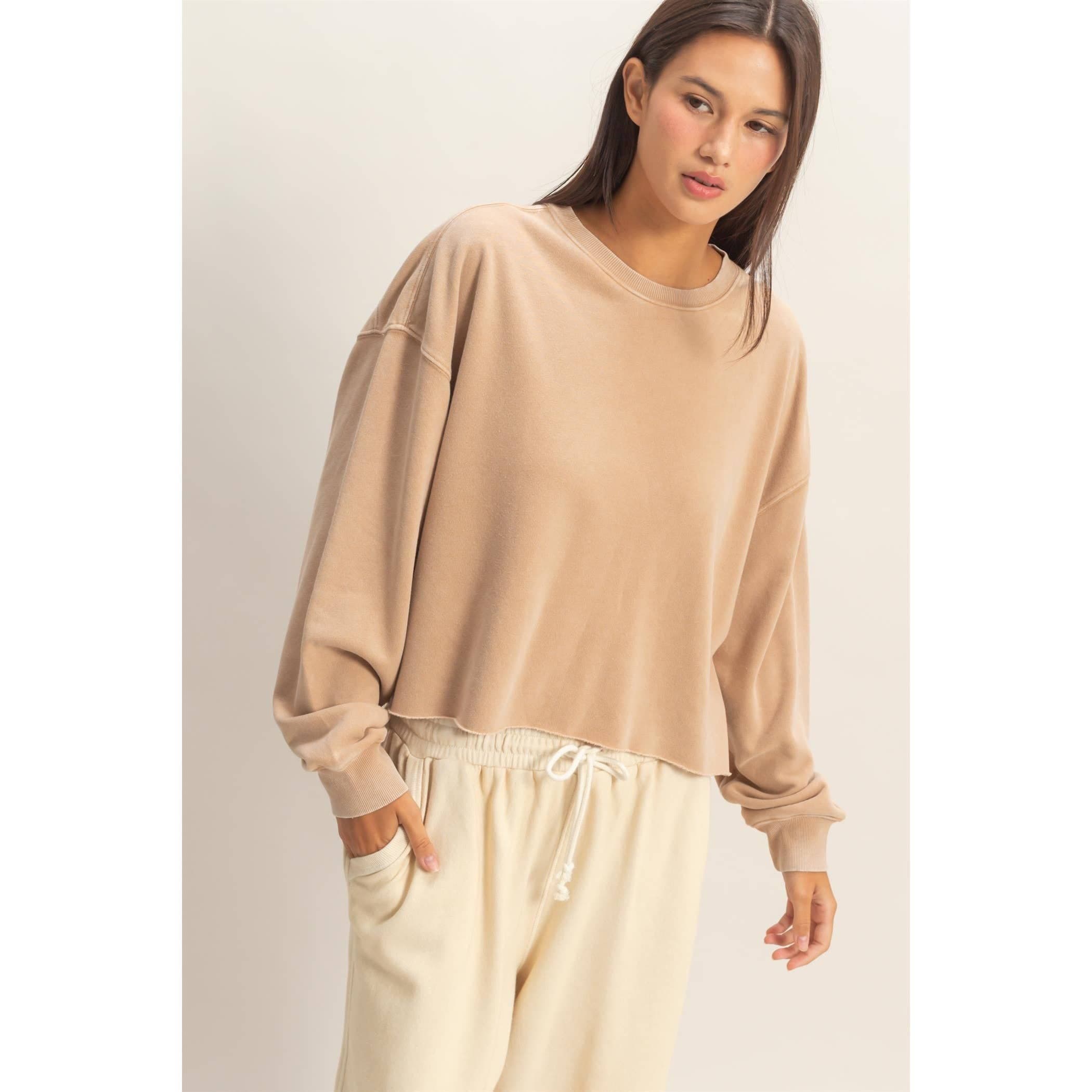 Soft Mineral Wash Sweatshirt