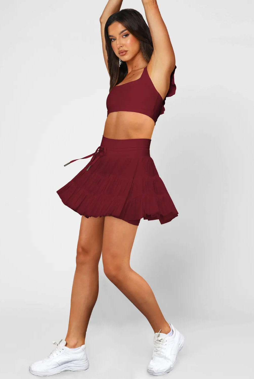 High Waist Skort with Pockets-Krush Kandy, Women's Online Fashion Boutique Located in Phoenix, Arizona (Scottsdale Area)