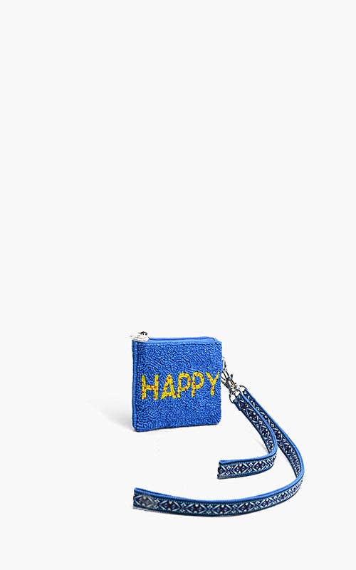 Because I Am Happy Embellished Coin Bag-handbag-Krush Kandy, Women's Online Fashion Boutique Located in Phoenix, Arizona (Scottsdale Area)