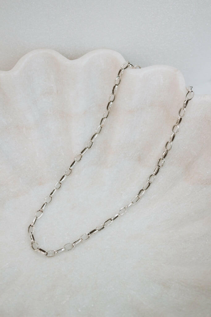 Bold Sterling Chain Necklace MADE TO ORDER-Chain Necklaces-Krush Kandy, Women's Online Fashion Boutique Located in Phoenix, Arizona (Scottsdale Area)