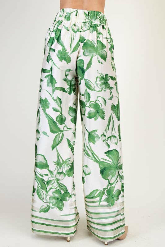 Resort Ready Printed Wide-Leg Pants-Pants-Krush Kandy, Women's Online Fashion Boutique Located in Phoenix, Arizona (Scottsdale Area)