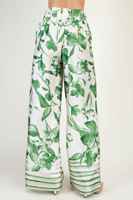 Resort Ready Printed Wide-Leg Pants-Pants-Krush Kandy, Women's Online Fashion Boutique Located in Phoenix, Arizona (Scottsdale Area)