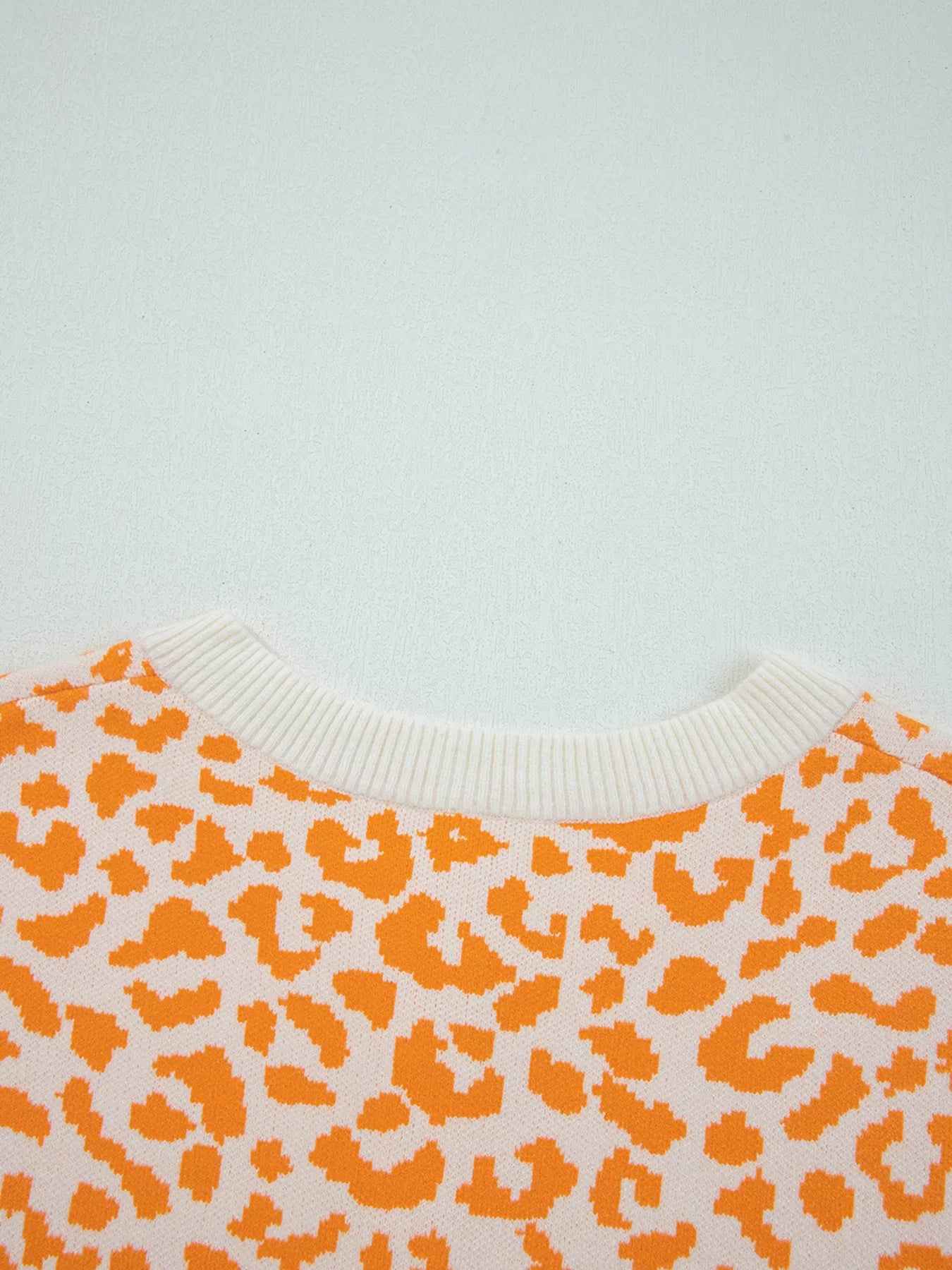 Leopard Drop Shoulder Chunky Knitted Cardigan-Sweater-Krush Kandy, Women's Online Fashion Boutique Located in Phoenix, Arizona (Scottsdale Area)