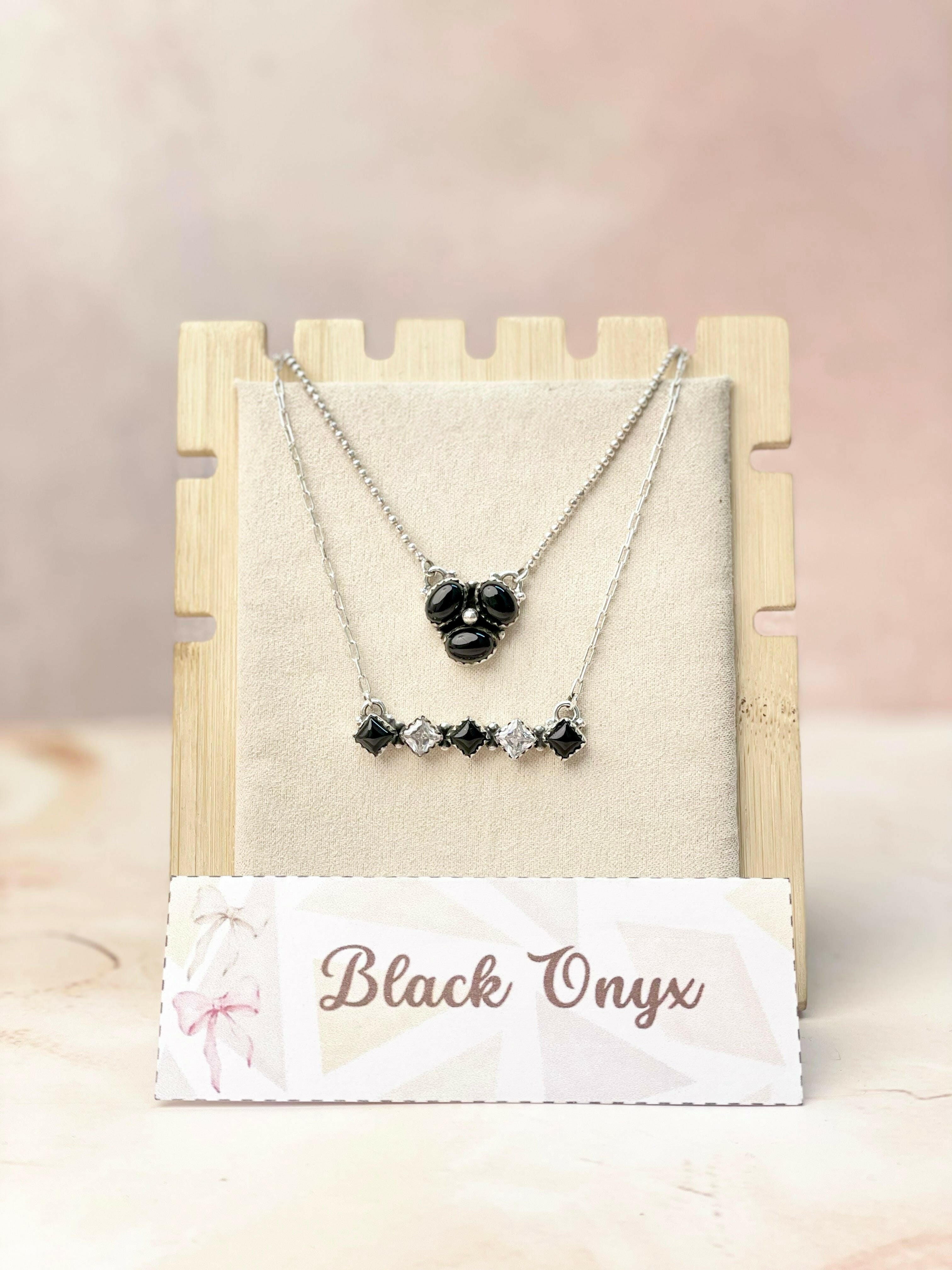 Layered Dancing Bar Necklace-Necklaces-Krush Kandy, Women's Online Fashion Boutique Located in Phoenix, Arizona (Scottsdale Area)