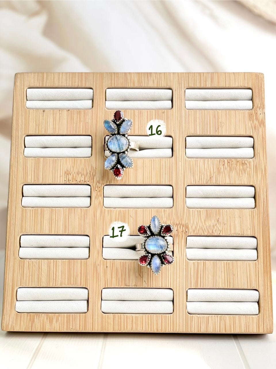 Celestial Spring Moonstone One of a Kind Rings-Rings-Krush Kandy, Women's Online Fashion Boutique Located in Phoenix, Arizona (Scottsdale Area)