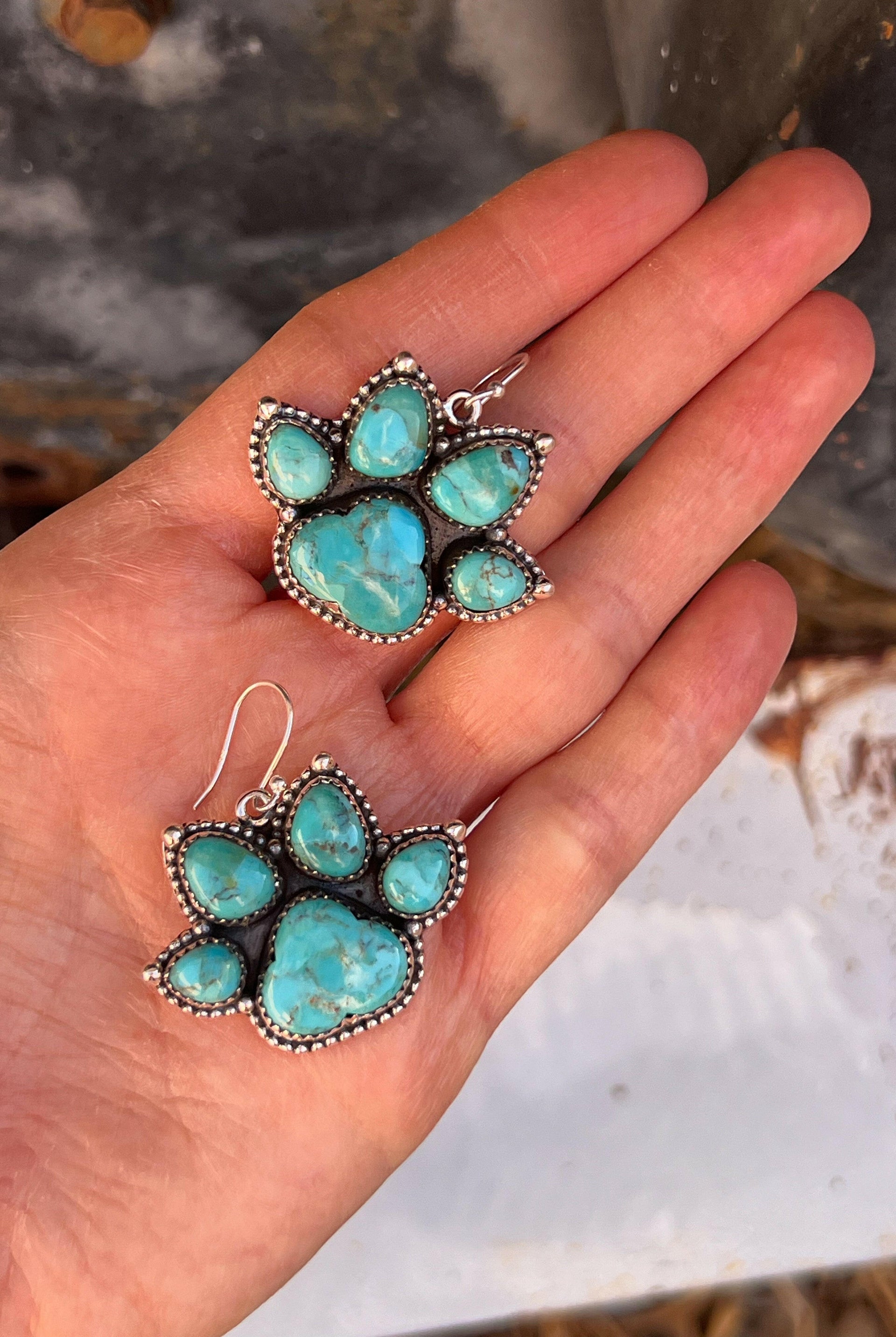 True Dog Paw Earrings-Drop Earrings-Krush Kandy, Women's Online Fashion Boutique Located in Phoenix, Arizona (Scottsdale Area)