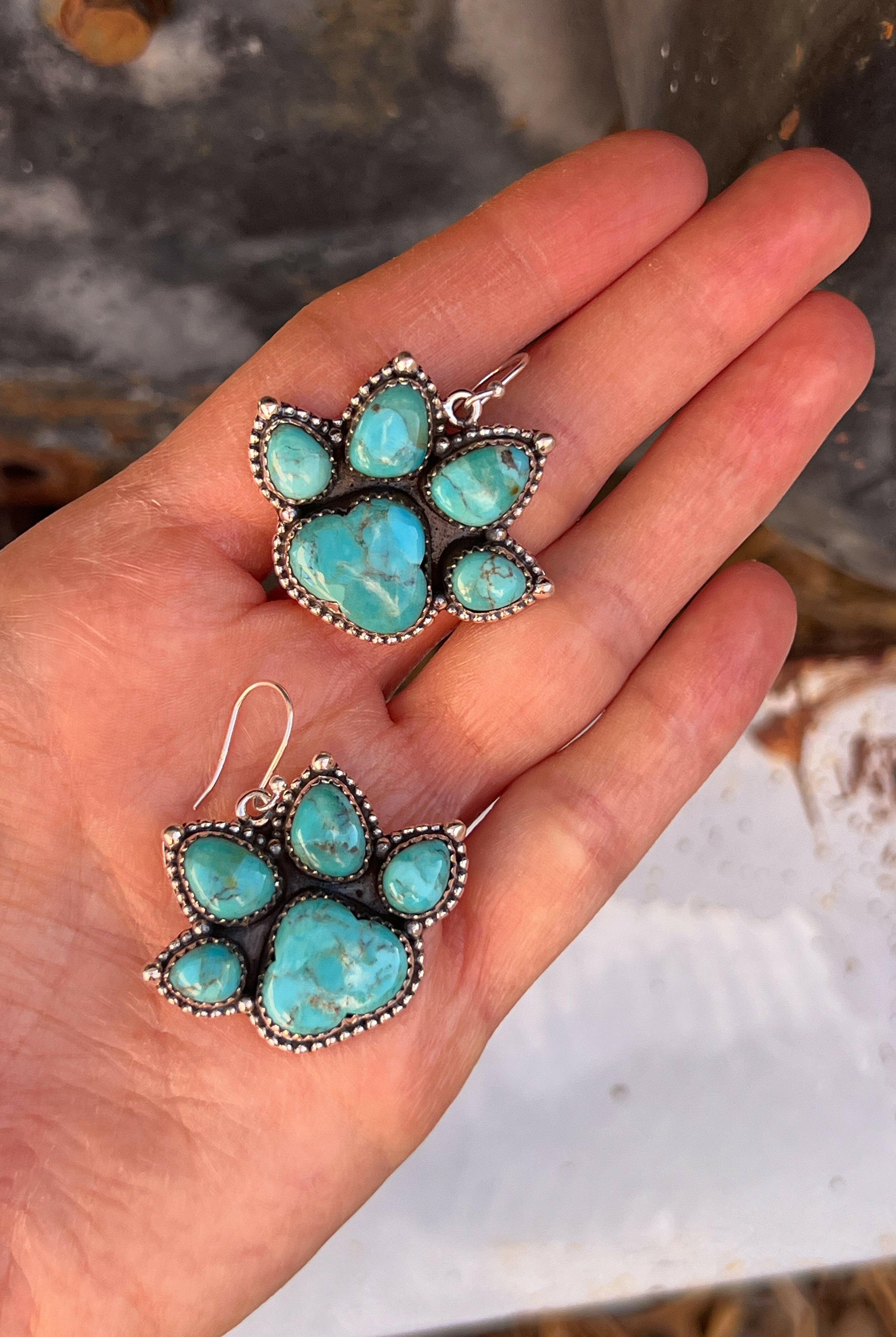 True Dog Paw Earrings-Drop Earrings-Krush Kandy, Women's Online Fashion Boutique Located in Phoenix, Arizona (Scottsdale Area)