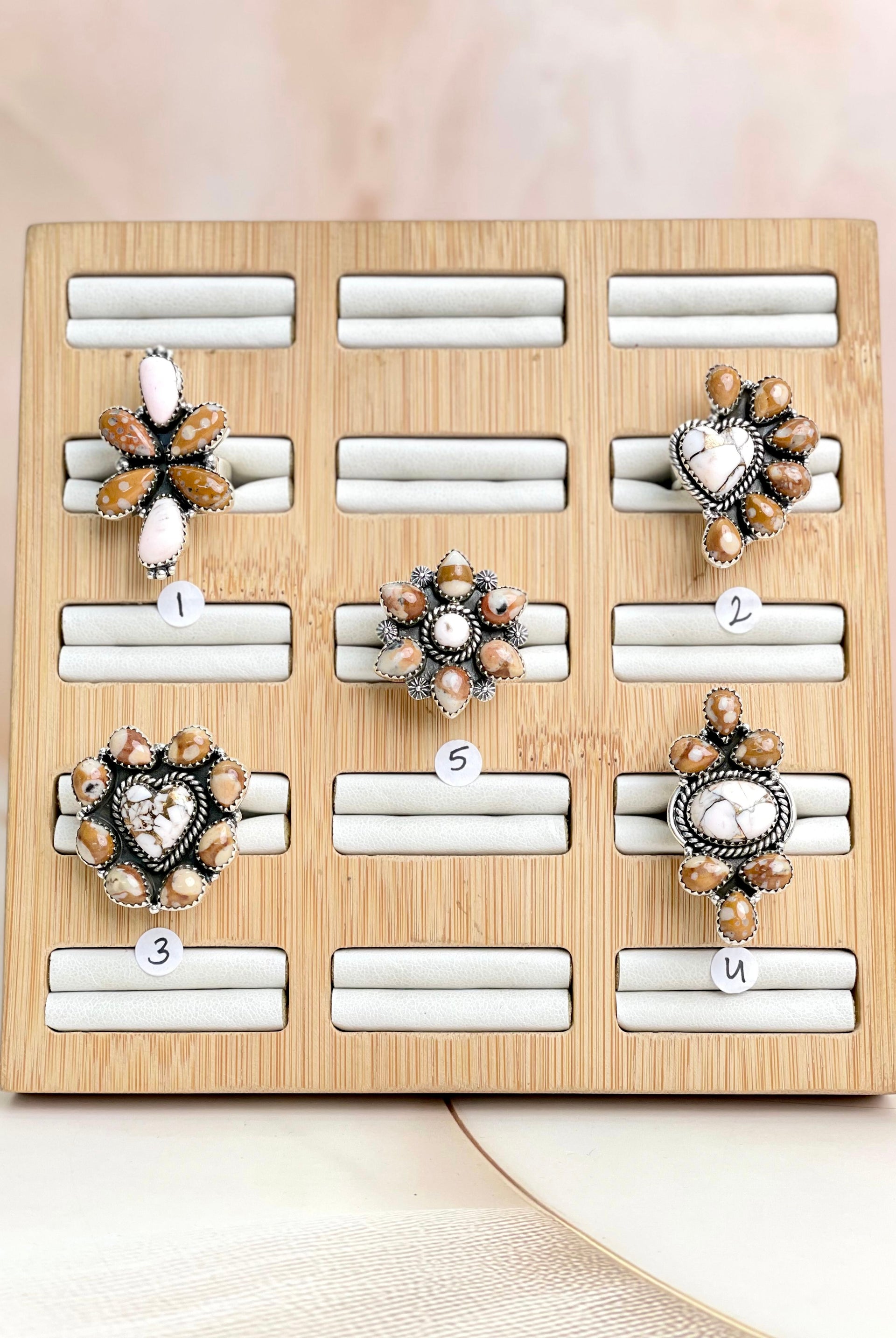 Angel Dahlia & Deer Fawn Rings no2-Rings-Krush Kandy, Women's Online Fashion Boutique Located in Phoenix, Arizona (Scottsdale Area)